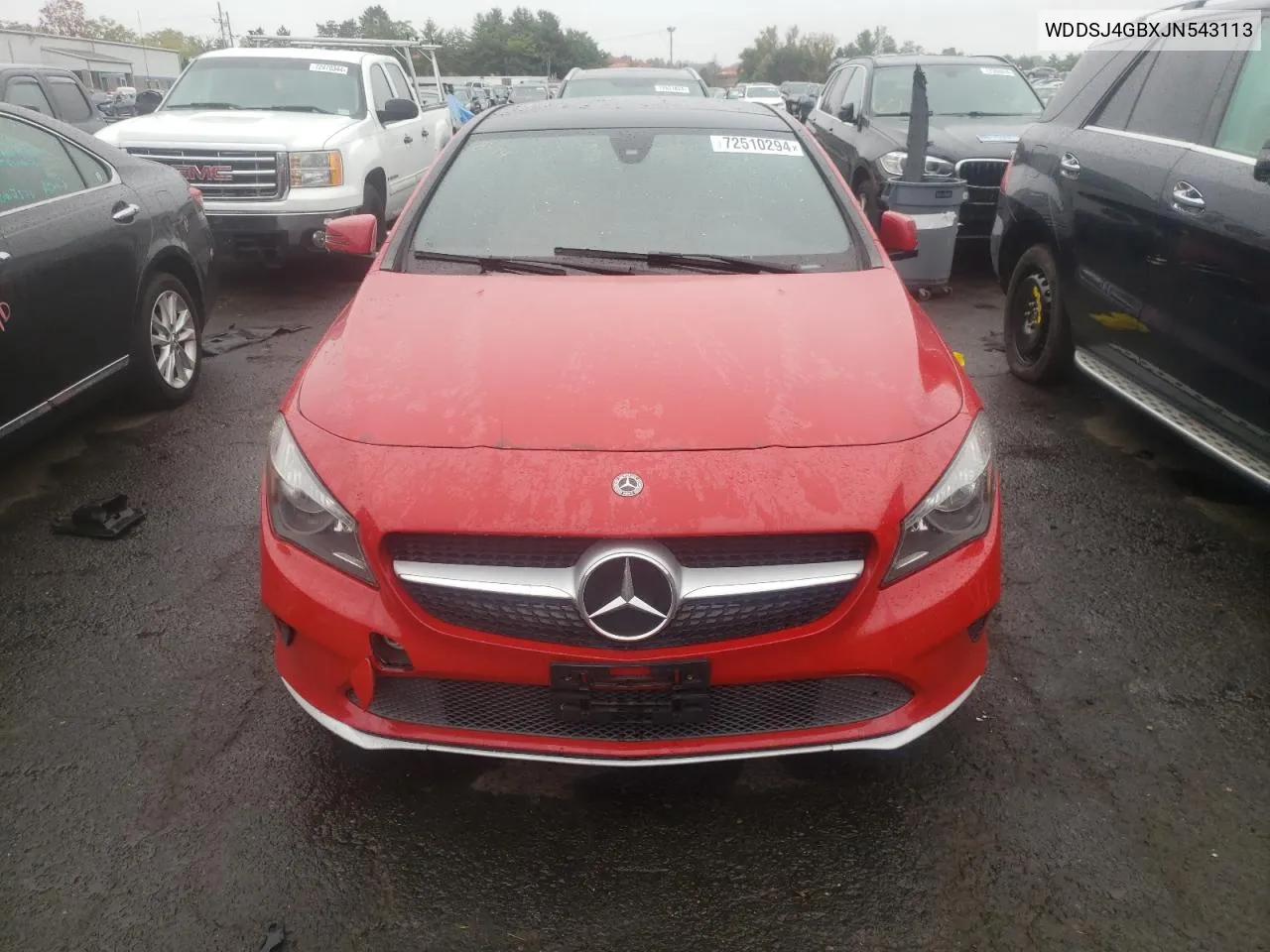 2018 Mercedes-Benz Cla 250 4Matic VIN: WDDSJ4GBXJN543113 Lot: 72510294