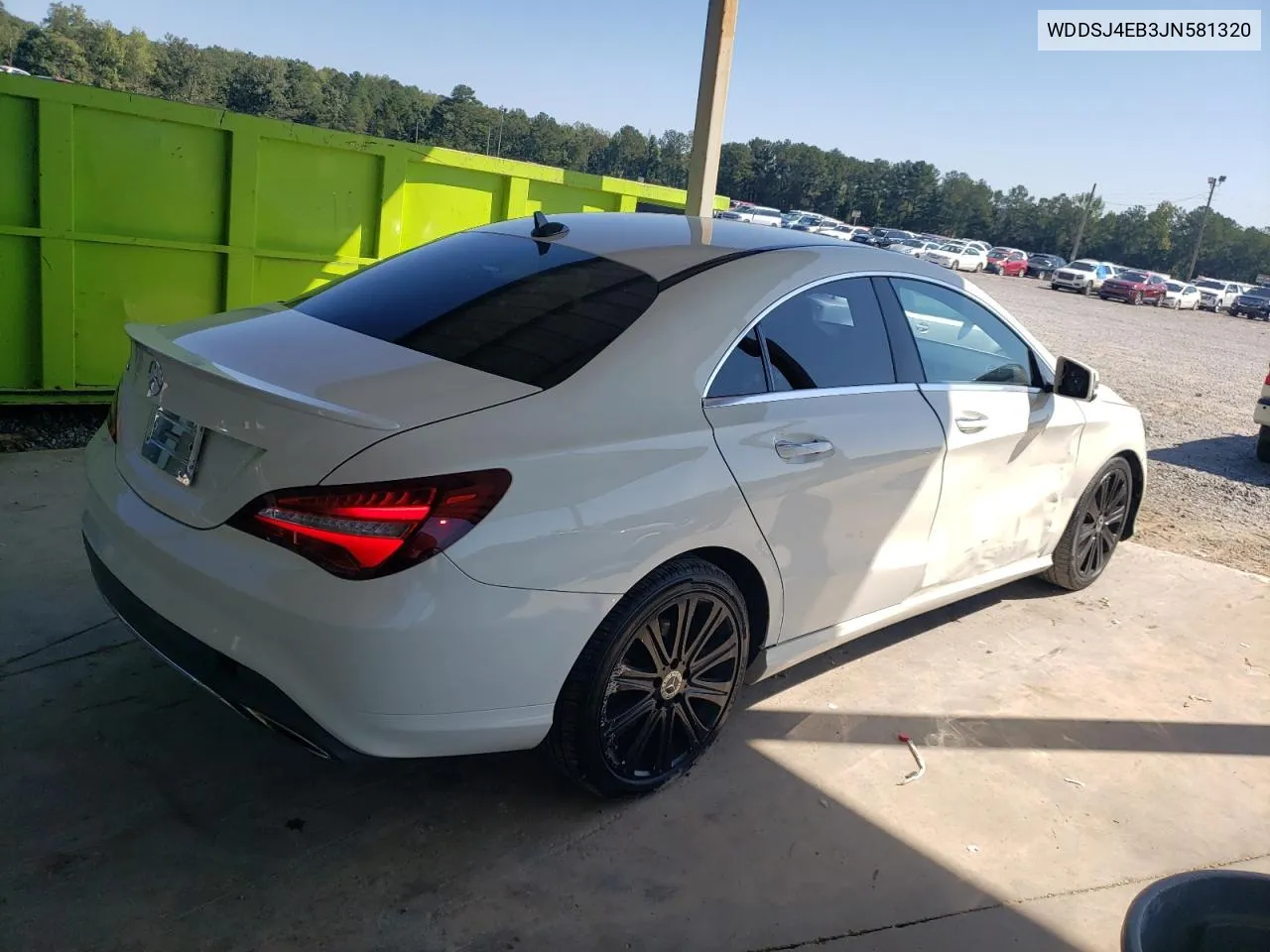 2018 Mercedes-Benz Cla 250 VIN: WDDSJ4EB3JN581320 Lot: 72521044