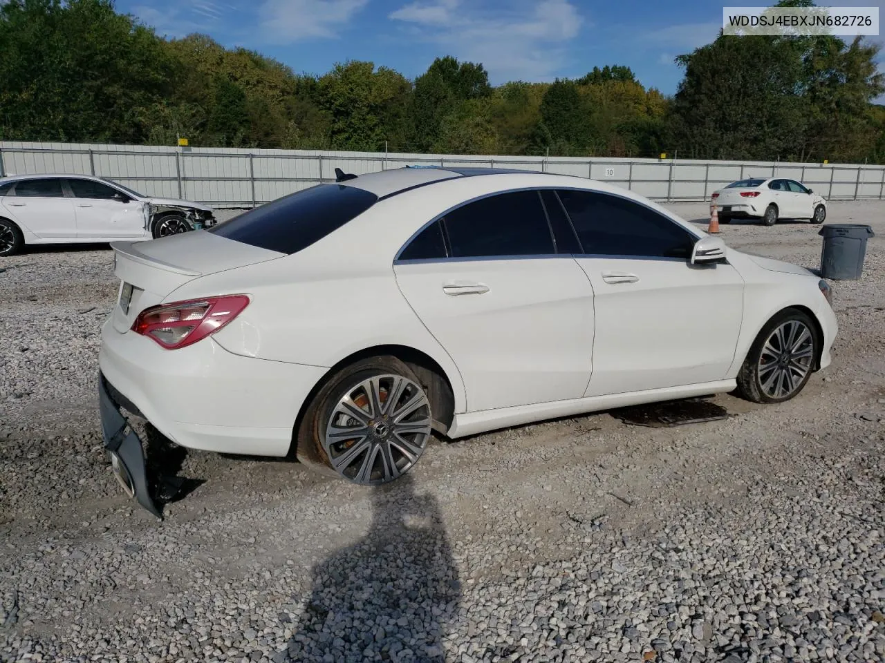 2018 Mercedes-Benz Cla 250 VIN: WDDSJ4EBXJN682726 Lot: 72811594