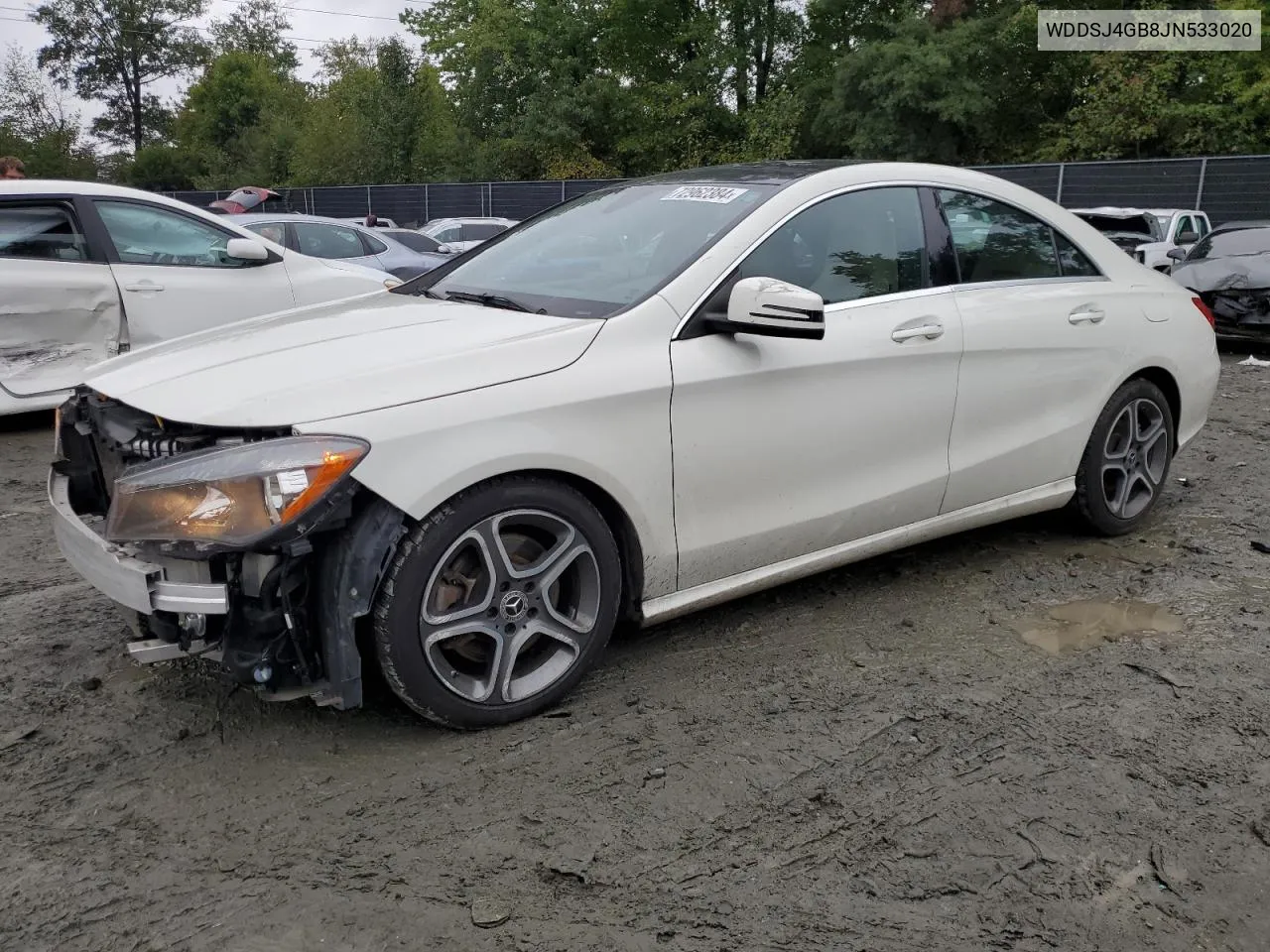 2018 Mercedes-Benz Cla 250 4Matic VIN: WDDSJ4GB8JN533020 Lot: 72962384