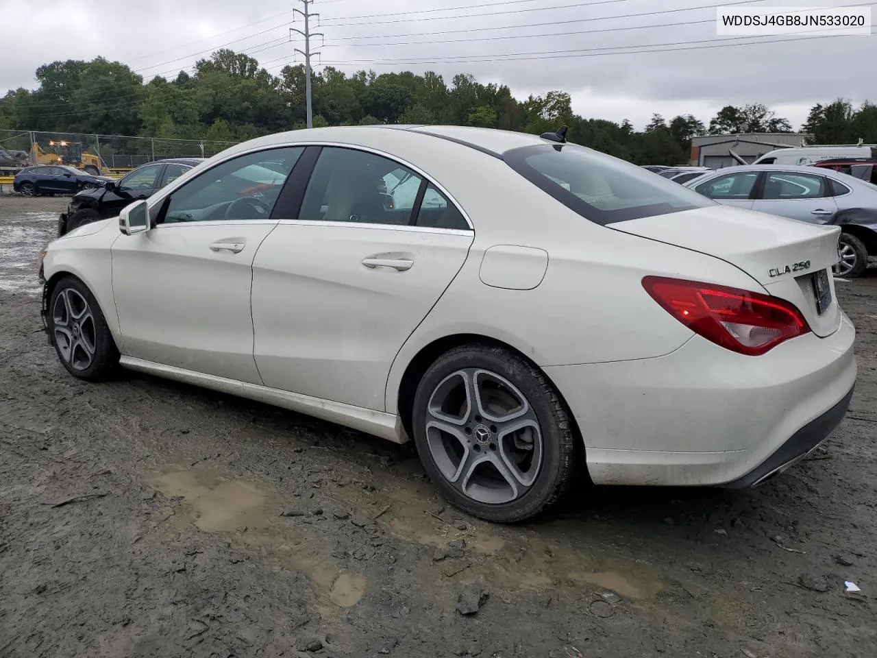 2018 Mercedes-Benz Cla 250 4Matic VIN: WDDSJ4GB8JN533020 Lot: 72962384