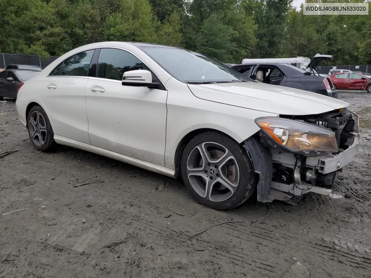 2018 Mercedes-Benz Cla 250 4Matic VIN: WDDSJ4GB8JN533020 Lot: 72962384