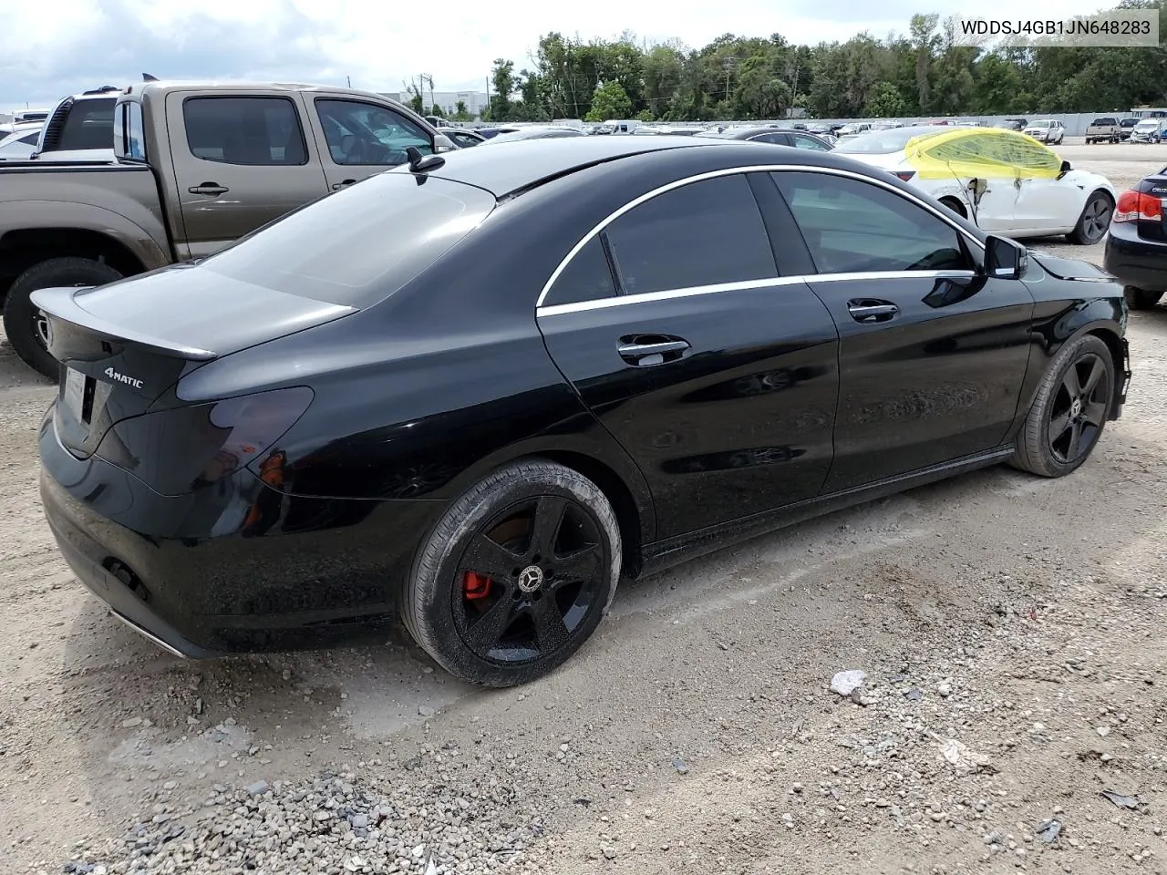 2018 Mercedes-Benz Cla 250 4Matic VIN: WDDSJ4GB1JN648283 Lot: 73013814