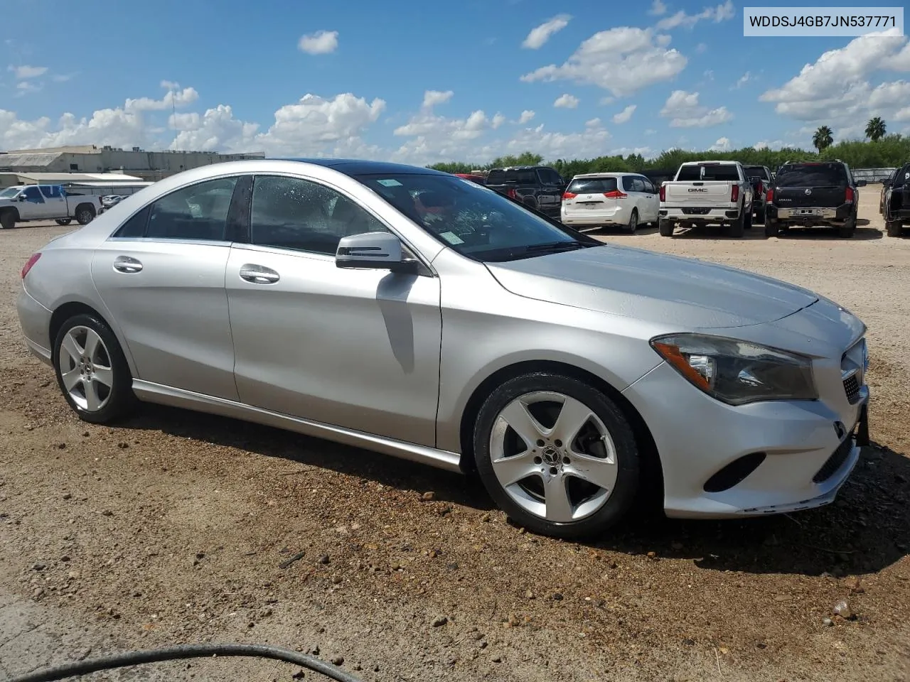 2018 Mercedes-Benz Cla 250 4Matic VIN: WDDSJ4GB7JN537771 Lot: 73021914