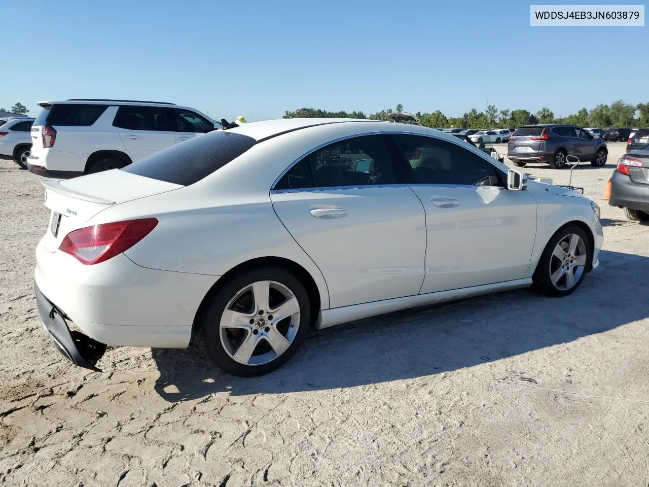 2018 Mercedes-Benz Cla 250 VIN: WDDSJ4EB3JN603879 Lot: 73248094