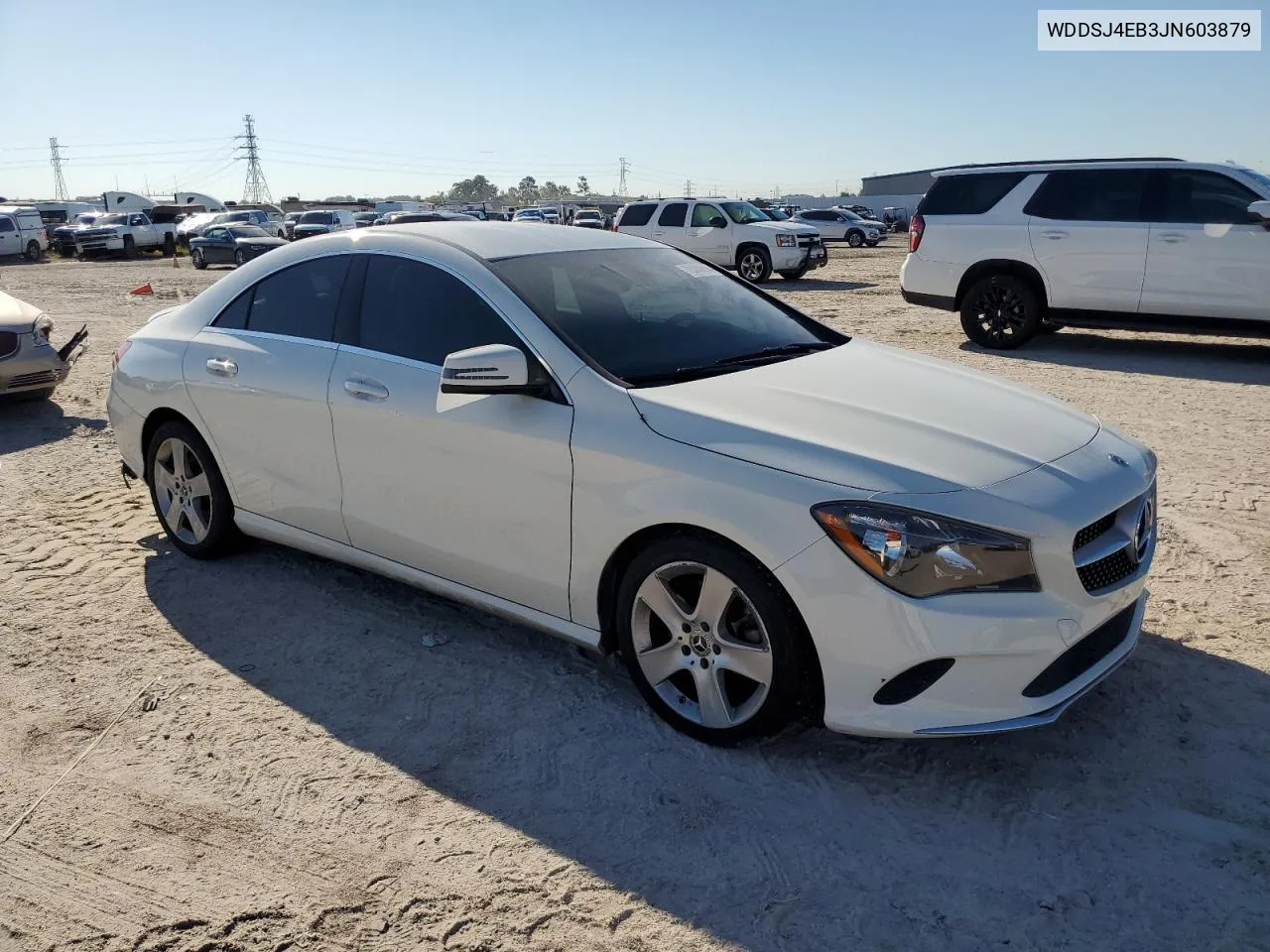 2018 Mercedes-Benz Cla 250 VIN: WDDSJ4EB3JN603879 Lot: 73248094