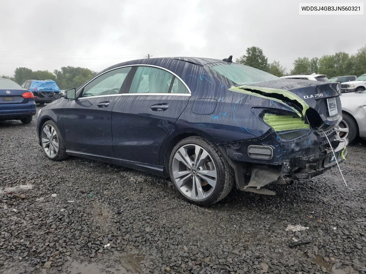 2018 Mercedes-Benz Cla 250 4Matic VIN: WDDSJ4GB3JN560321 Lot: 73273114