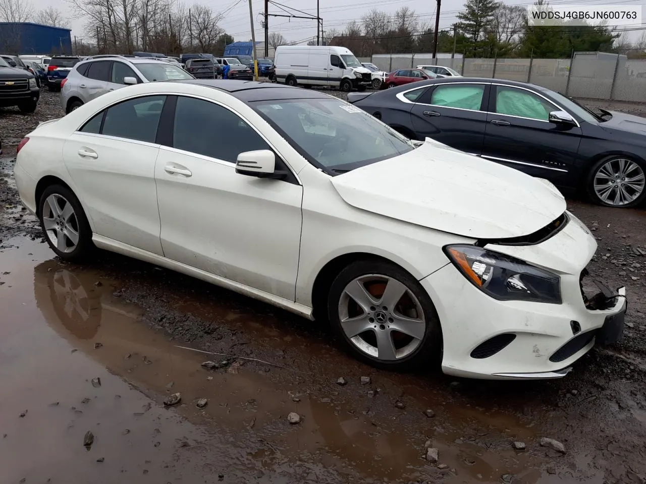 2018 Mercedes-Benz Cla 250 4Matic VIN: WDDSJ4GB6JN600763 Lot: 73566304