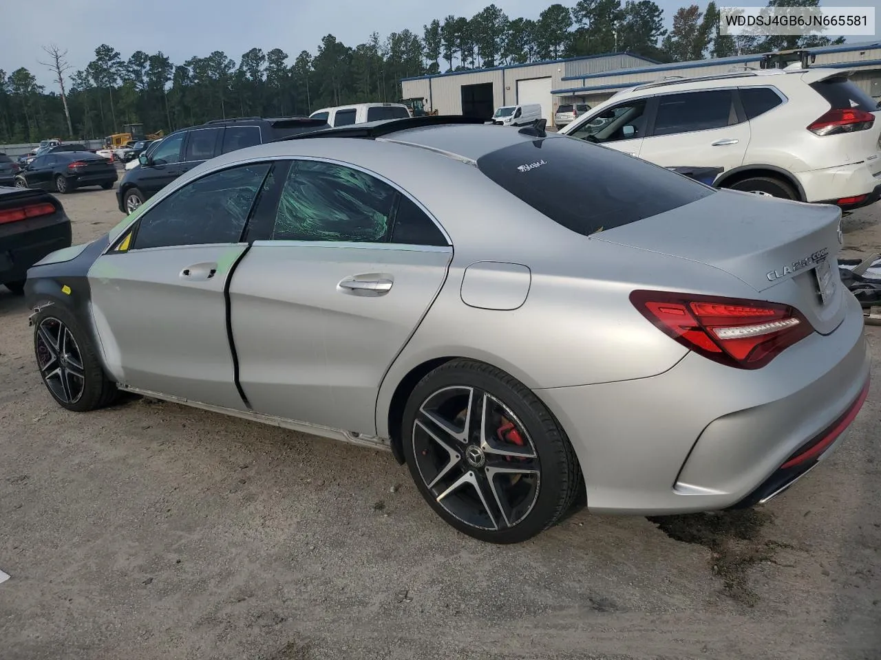 2018 Mercedes-Benz Cla 250 4Matic VIN: WDDSJ4GB6JN665581 Lot: 73590644