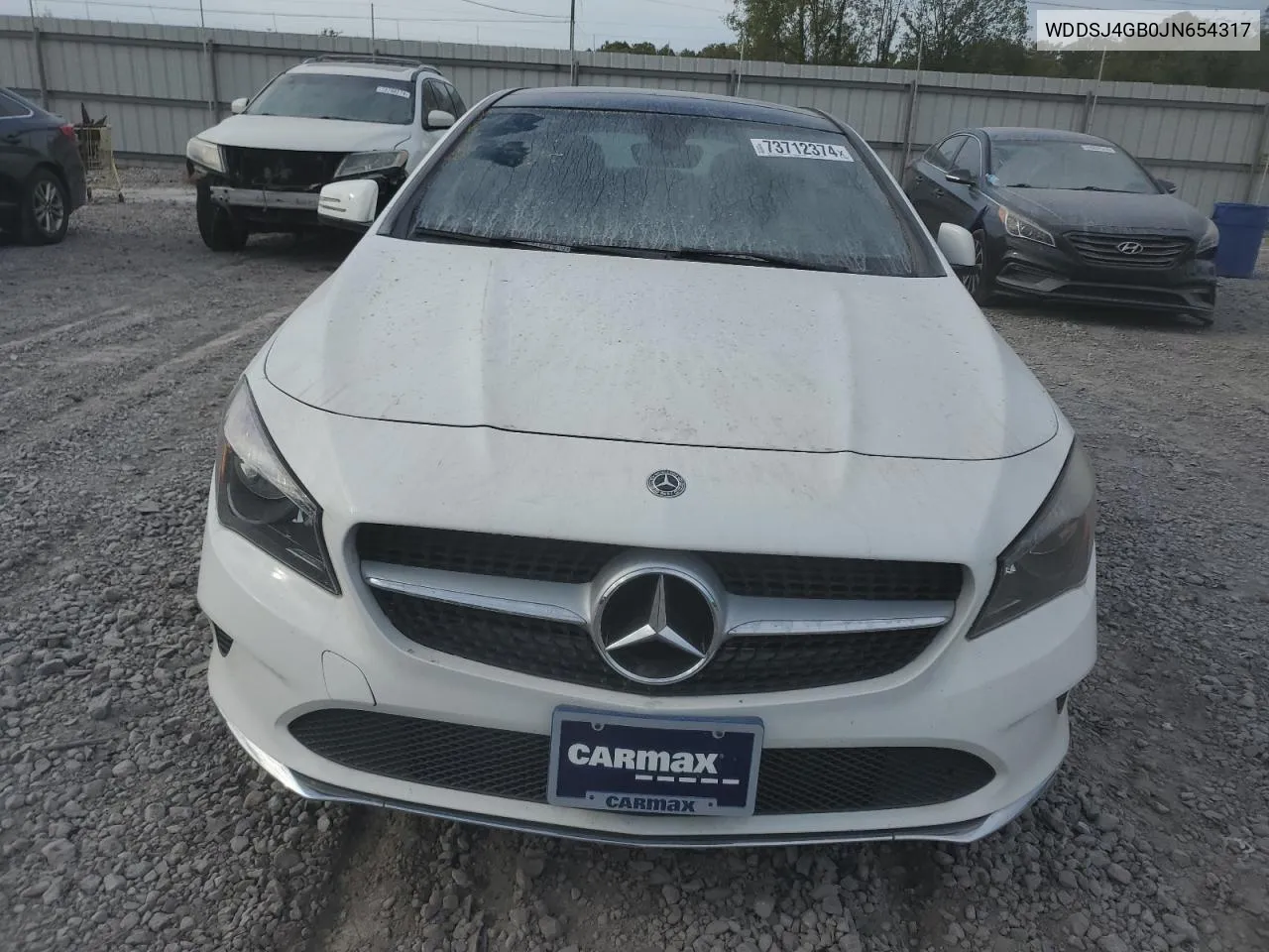 2018 Mercedes-Benz Cla 250 4Matic VIN: WDDSJ4GB0JN654317 Lot: 73712374