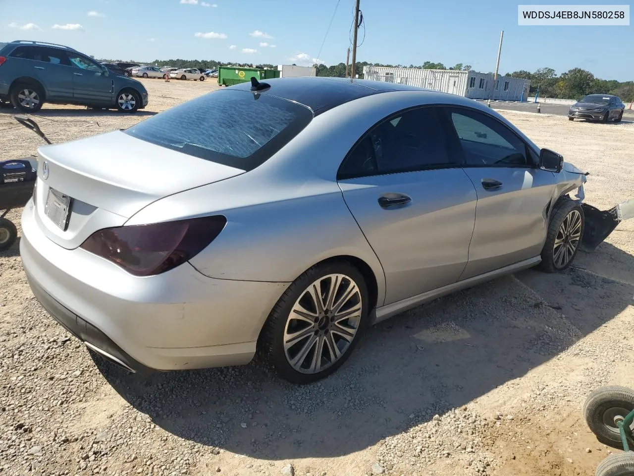 2018 Mercedes-Benz Cla 250 VIN: WDDSJ4EB8JN580258 Lot: 73737754