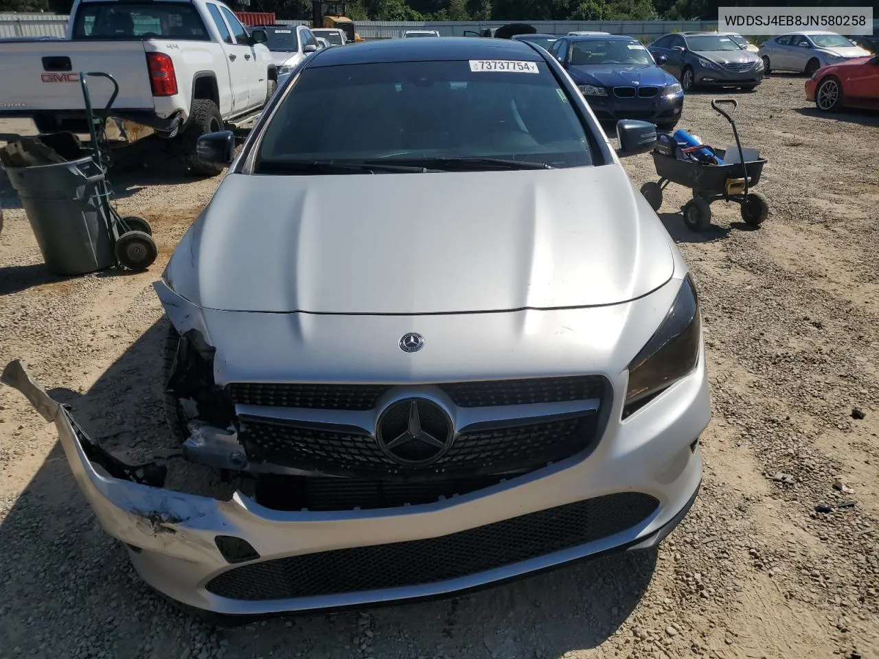 2018 Mercedes-Benz Cla 250 VIN: WDDSJ4EB8JN580258 Lot: 73737754