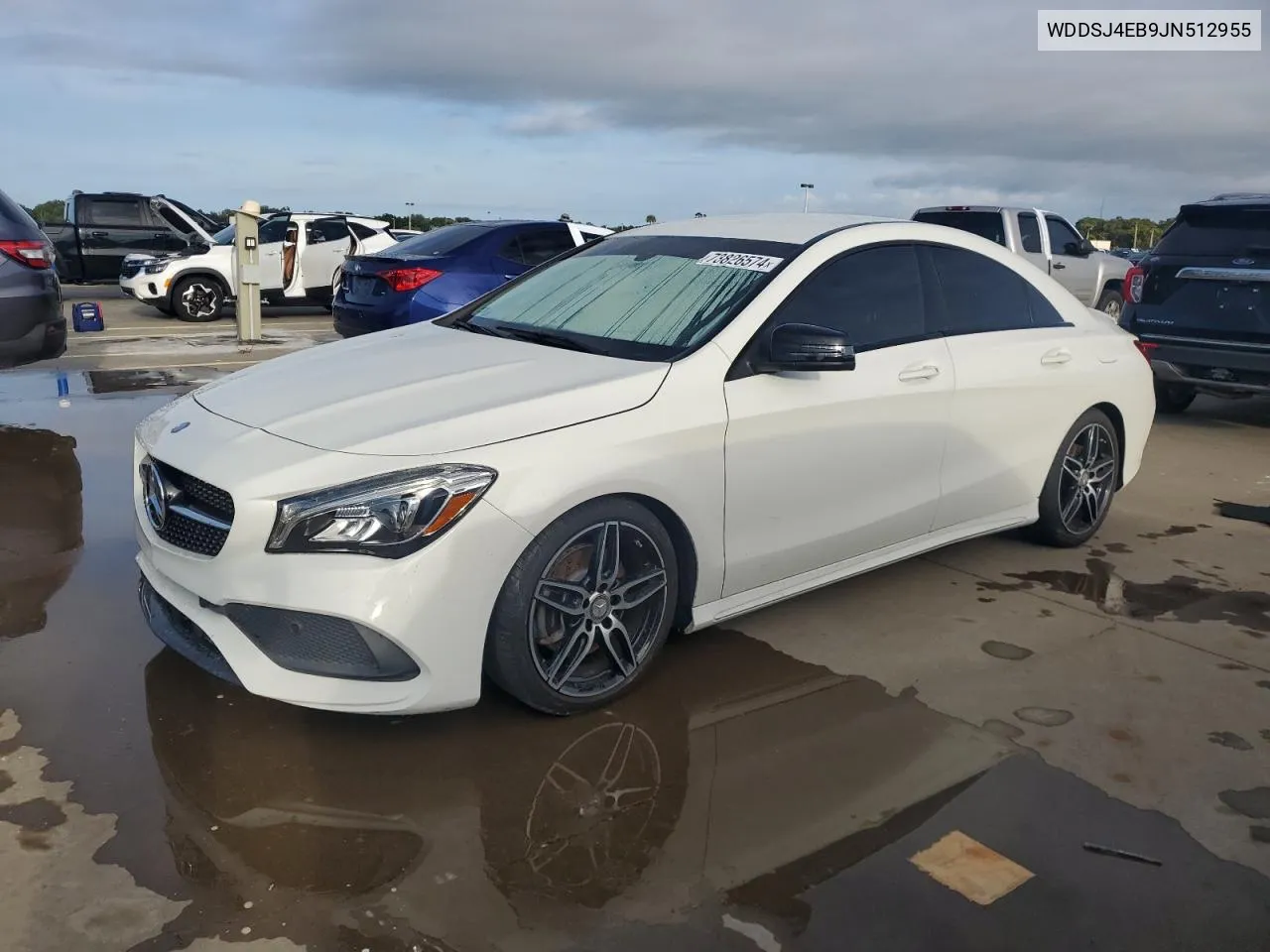 2018 Mercedes-Benz Cla 250 VIN: WDDSJ4EB9JN512955 Lot: 73826574