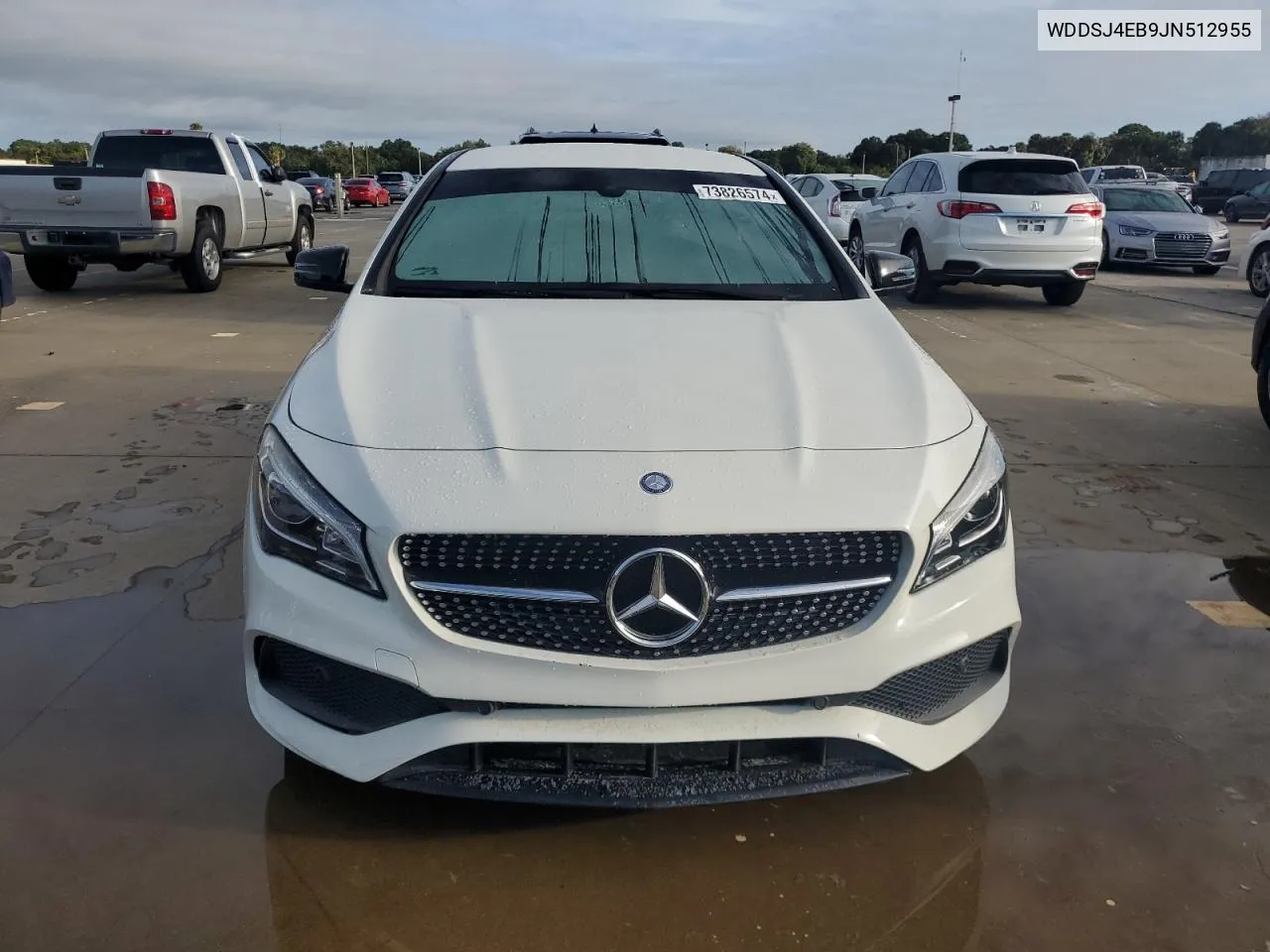 2018 Mercedes-Benz Cla 250 VIN: WDDSJ4EB9JN512955 Lot: 73826574