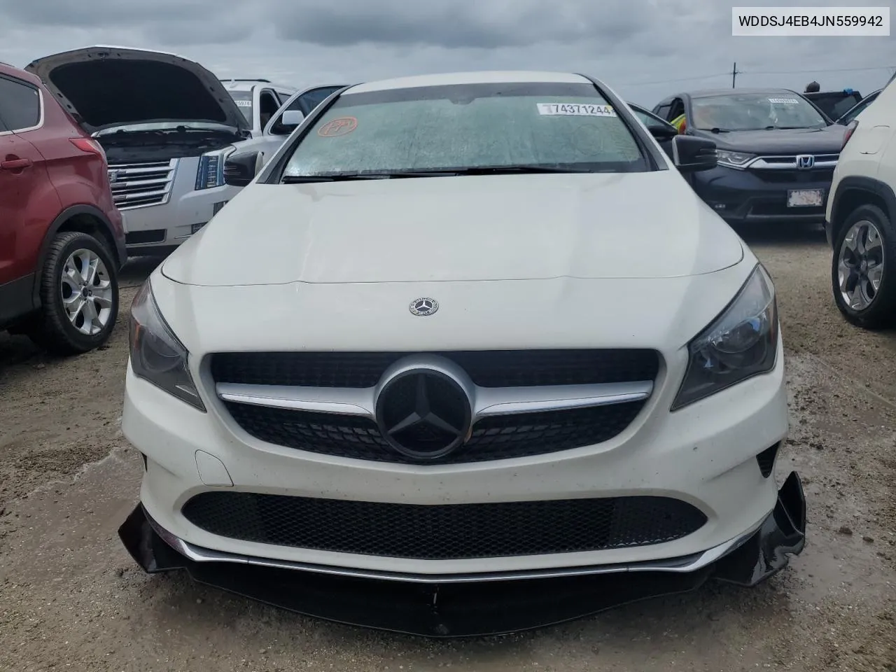 2018 Mercedes-Benz Cla 250 VIN: WDDSJ4EB4JN559942 Lot: 74371244