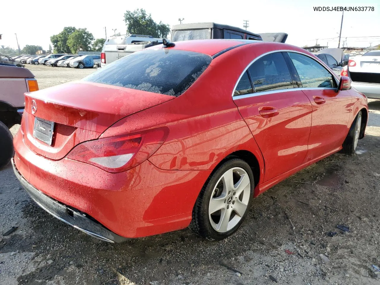 2018 Mercedes-Benz Cla 250 VIN: WDDSJ4EB4JN633778 Lot: 74582184