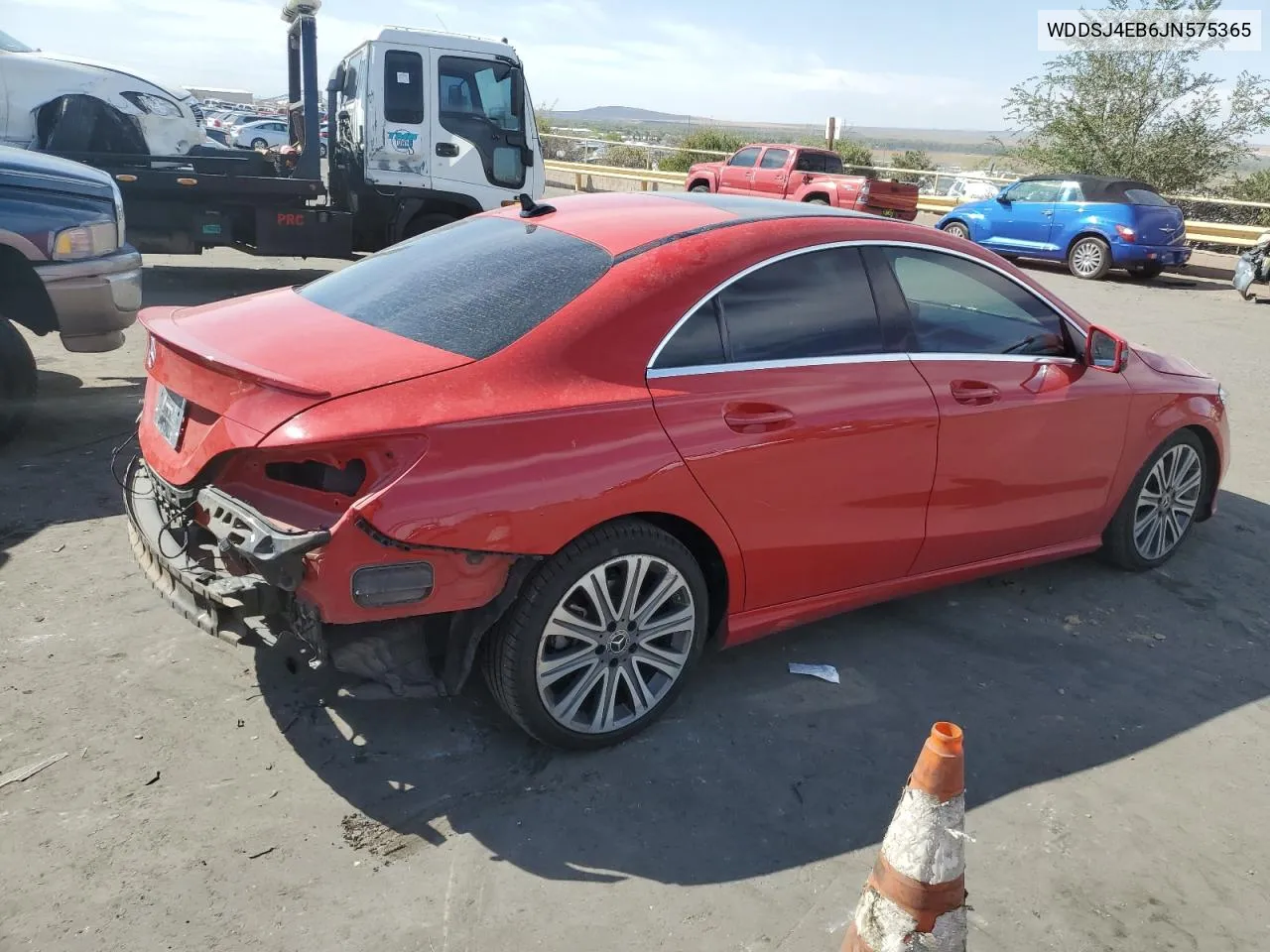 2018 Mercedes-Benz Cla 250 VIN: WDDSJ4EB6JN575365 Lot: 74625474