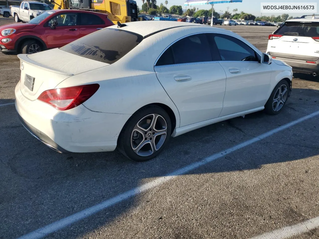 2018 Mercedes-Benz Cla 250 VIN: WDDSJ4EB0JN616573 Lot: 74825714