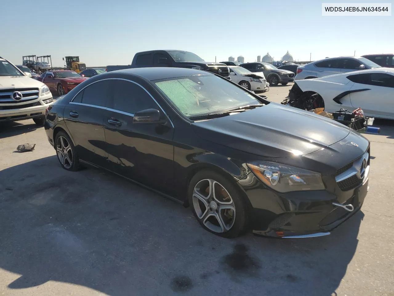 2018 Mercedes-Benz Cla 250 VIN: WDDSJ4EB6JN634544 Lot: 74831184