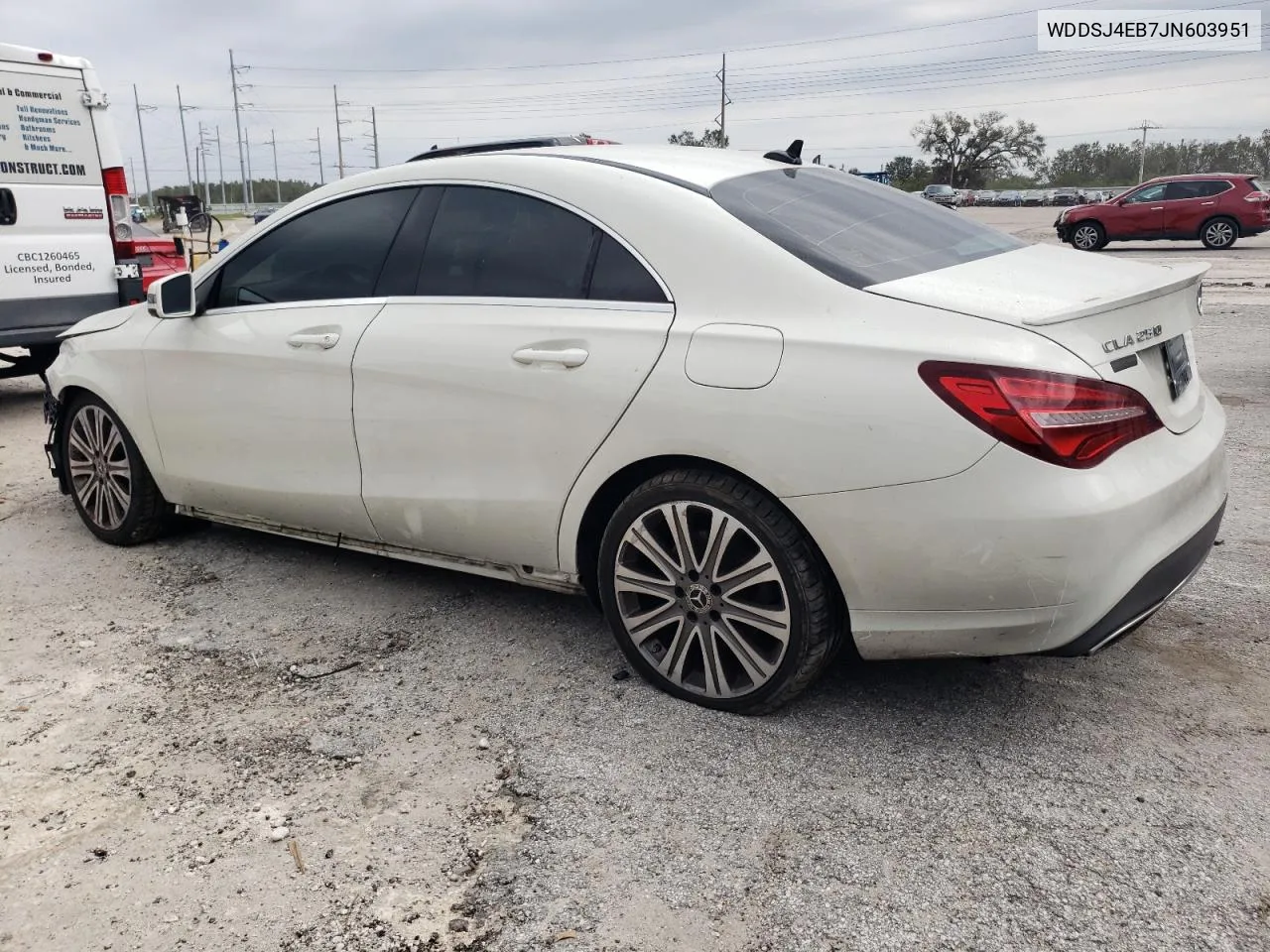 2018 Mercedes-Benz Cla 250 VIN: WDDSJ4EB7JN603951 Lot: 75896014