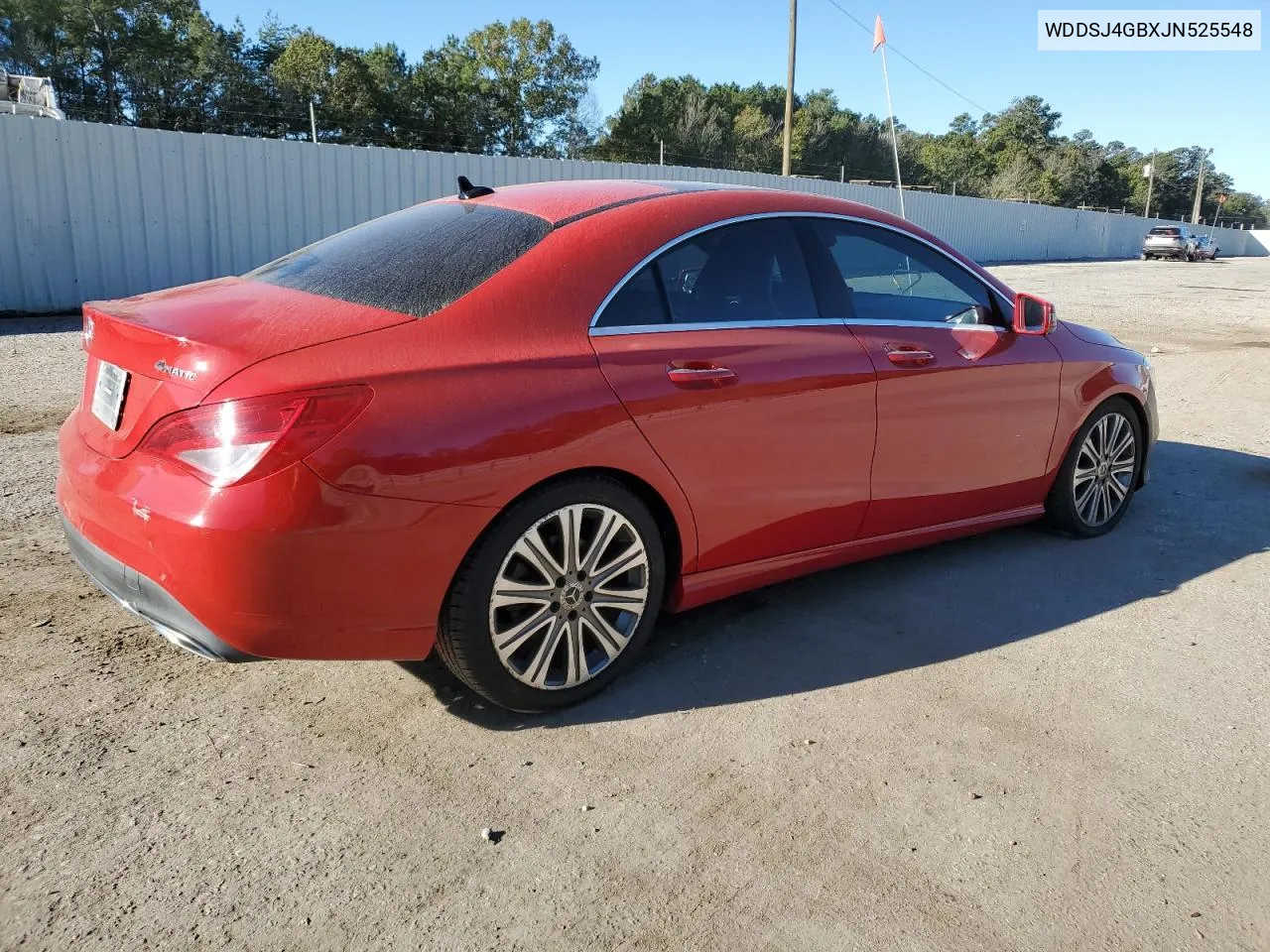 2018 Mercedes-Benz Cla 250 4Matic VIN: WDDSJ4GBXJN525548 Lot: 75945534