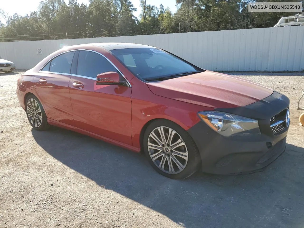 2018 Mercedes-Benz Cla 250 4Matic VIN: WDDSJ4GBXJN525548 Lot: 75945534