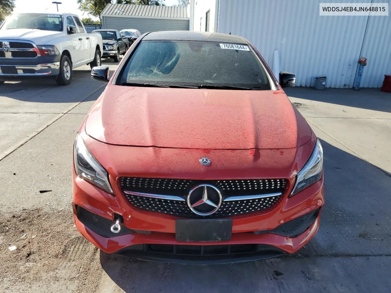 2018 Mercedes-Benz Cla 250 VIN: WDDSJ4EB4JN648815 Lot: 76581644