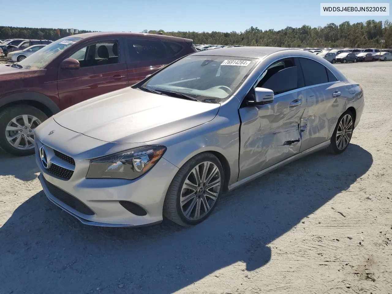 2018 Mercedes-Benz Cla 250 VIN: WDDSJ4EB0JN523052 Lot: 76914284