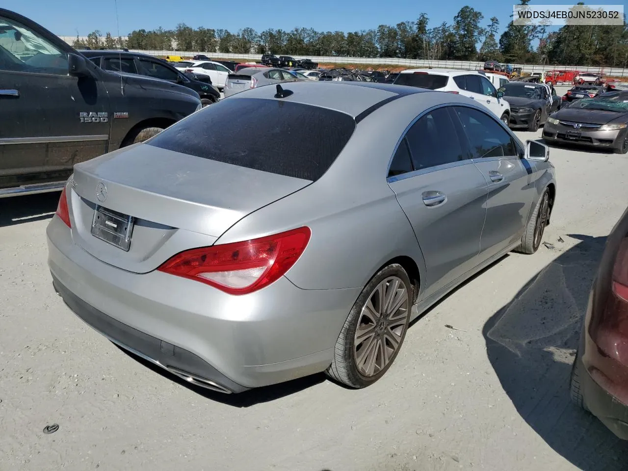 2018 Mercedes-Benz Cla 250 VIN: WDDSJ4EB0JN523052 Lot: 76914284