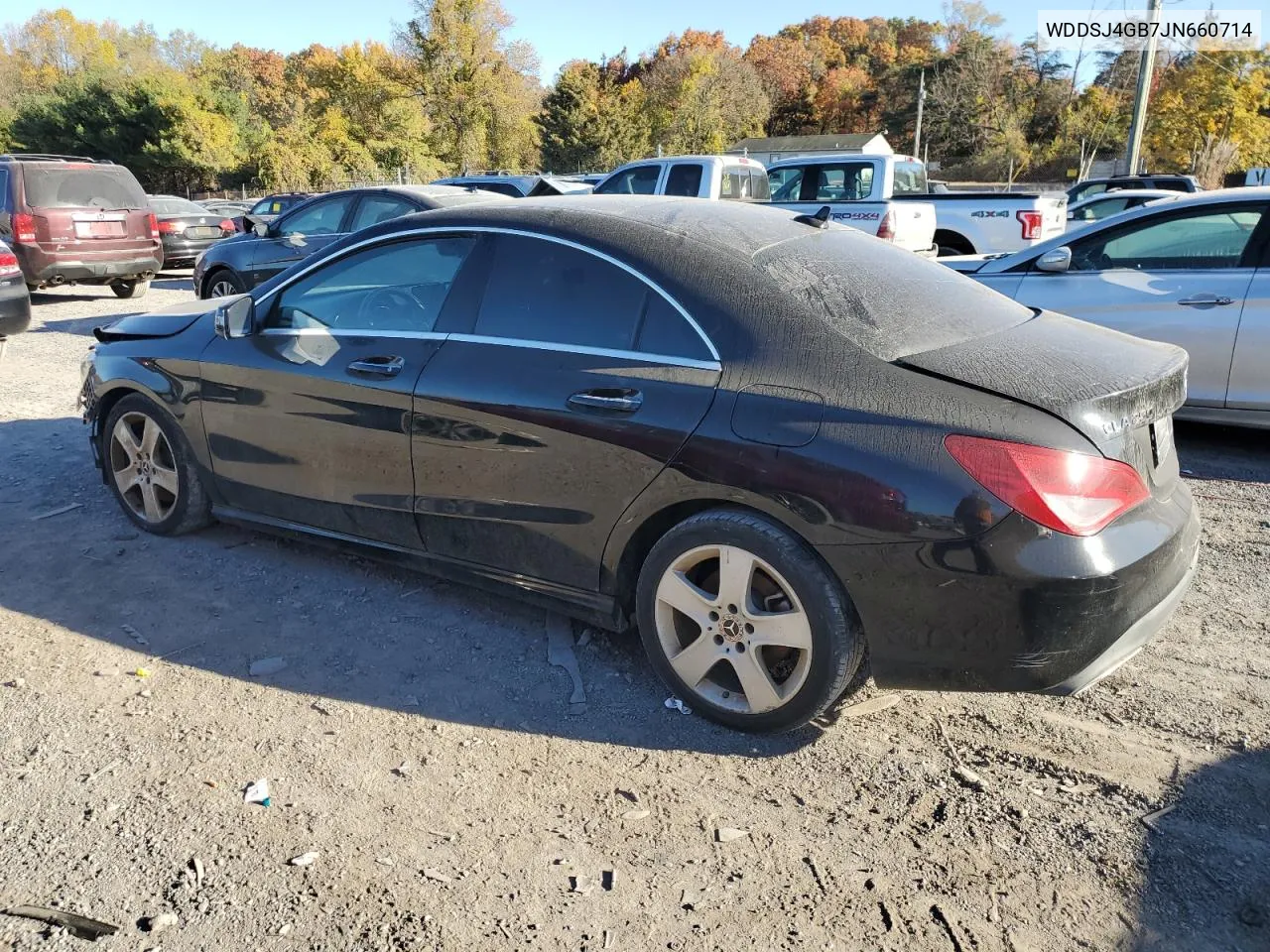 2018 Mercedes-Benz Cla 250 4Matic VIN: WDDSJ4GB7JN660714 Lot: 76952104