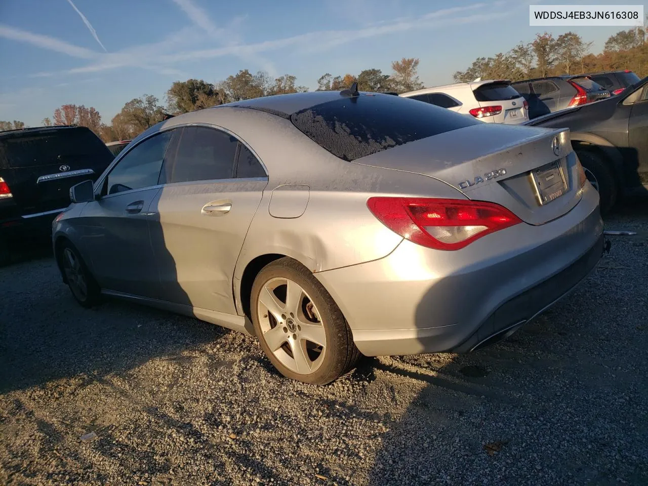 2018 Mercedes-Benz Cla 250 VIN: WDDSJ4EB3JN616308 Lot: 76959774