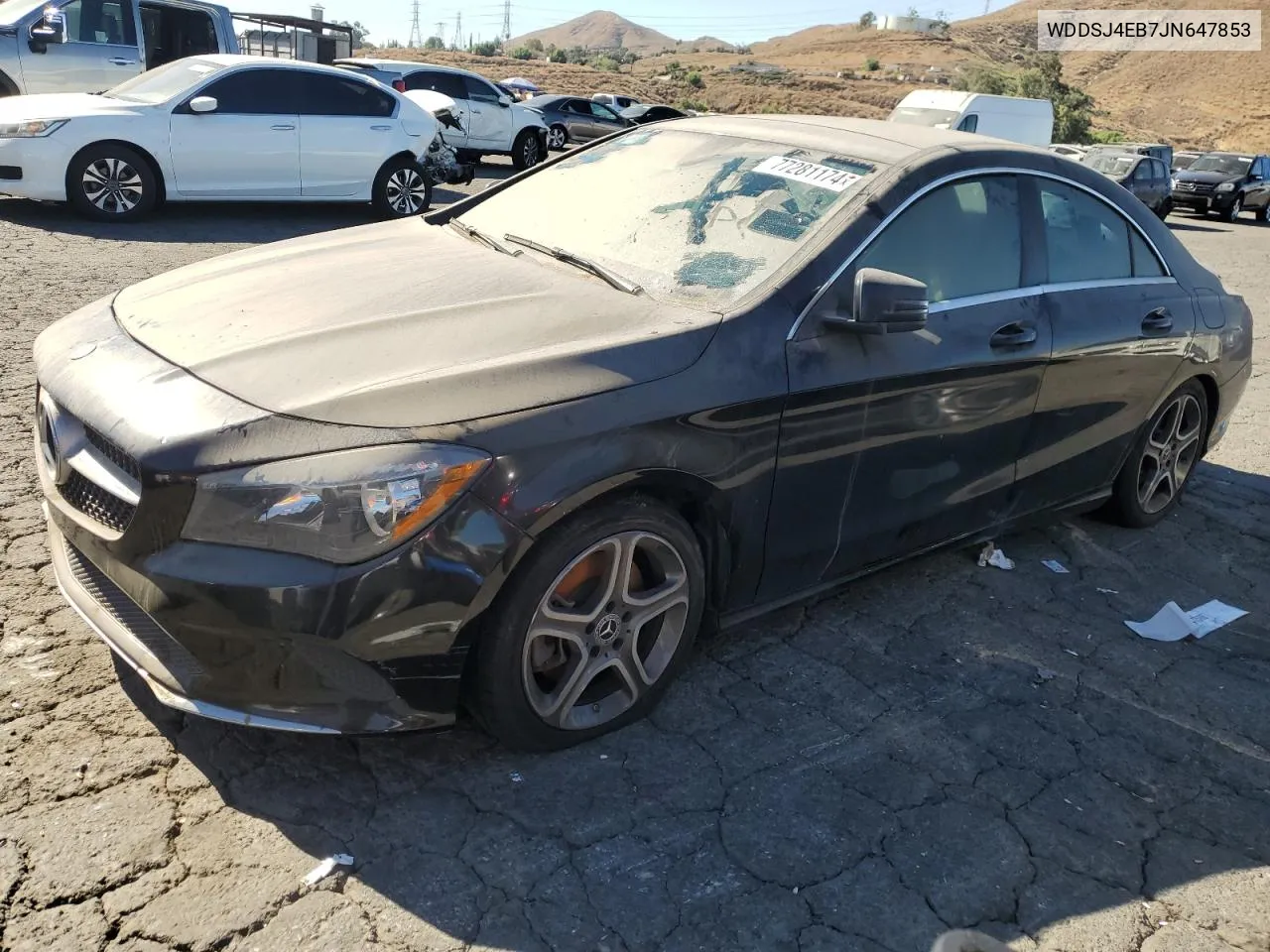 2018 Mercedes-Benz Cla 250 VIN: WDDSJ4EB7JN647853 Lot: 77281174