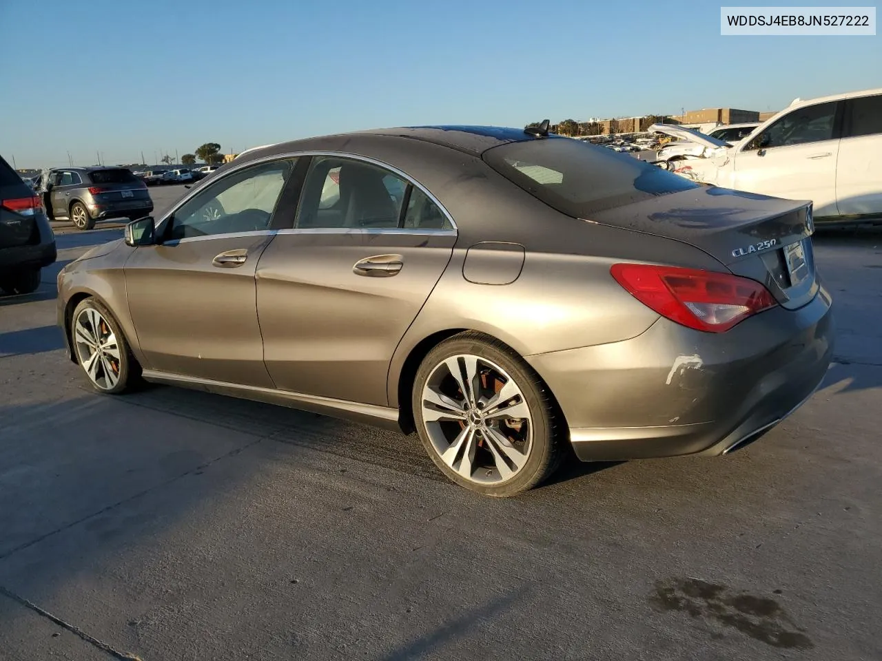 2018 Mercedes-Benz Cla 250 VIN: WDDSJ4EB8JN527222 Lot: 77480584