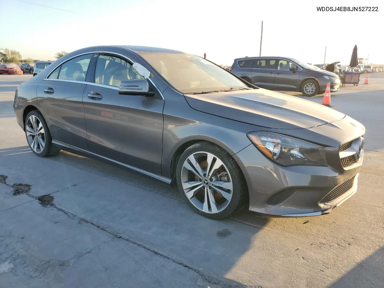 2018 Mercedes-Benz Cla 250 VIN: WDDSJ4EB8JN527222 Lot: 77480584