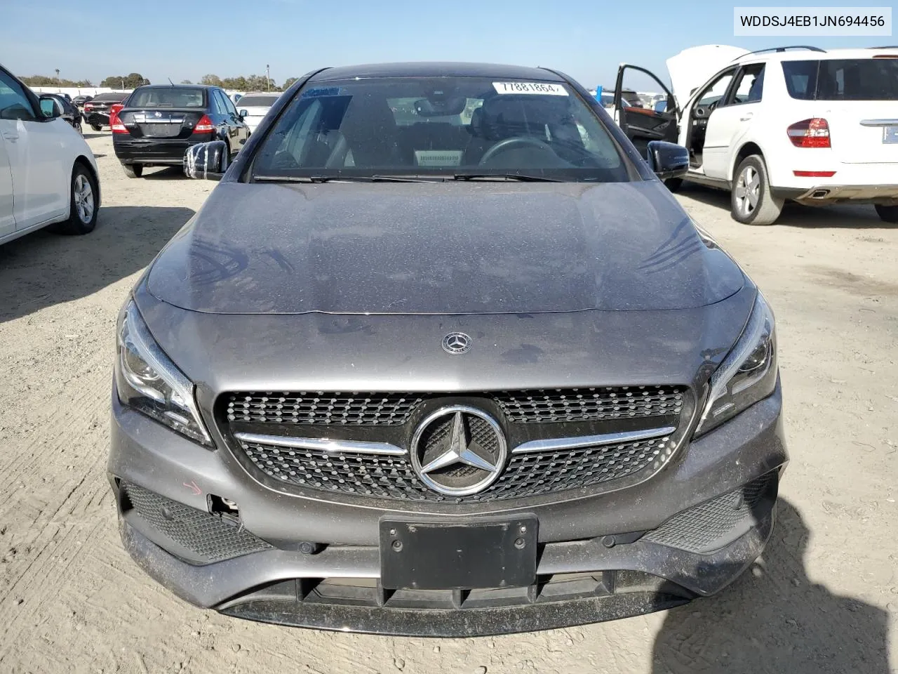 2018 Mercedes-Benz Cla 250 VIN: WDDSJ4EB1JN694456 Lot: 77881864