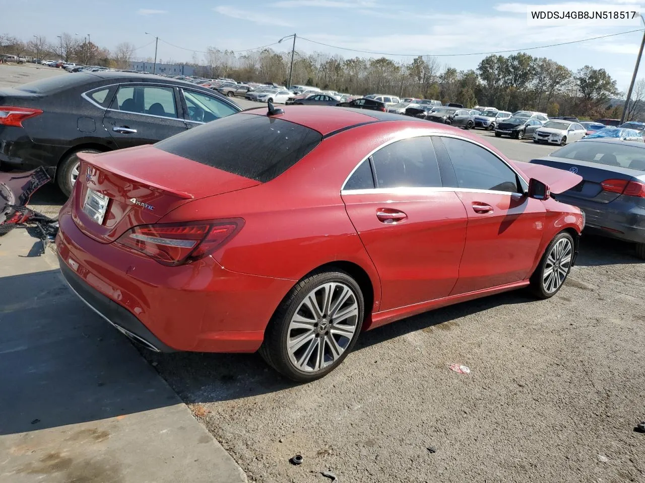 2018 Mercedes-Benz Cla 250 4Matic VIN: WDDSJ4GB8JN518517 Lot: 78179594