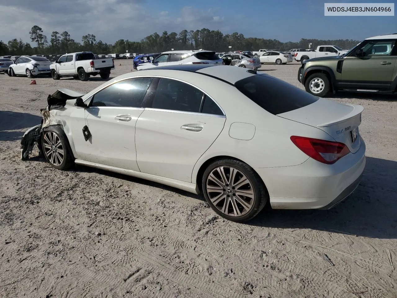 2018 Mercedes-Benz Cla 250 VIN: WDDSJ4EB3JN604966 Lot: 78626494