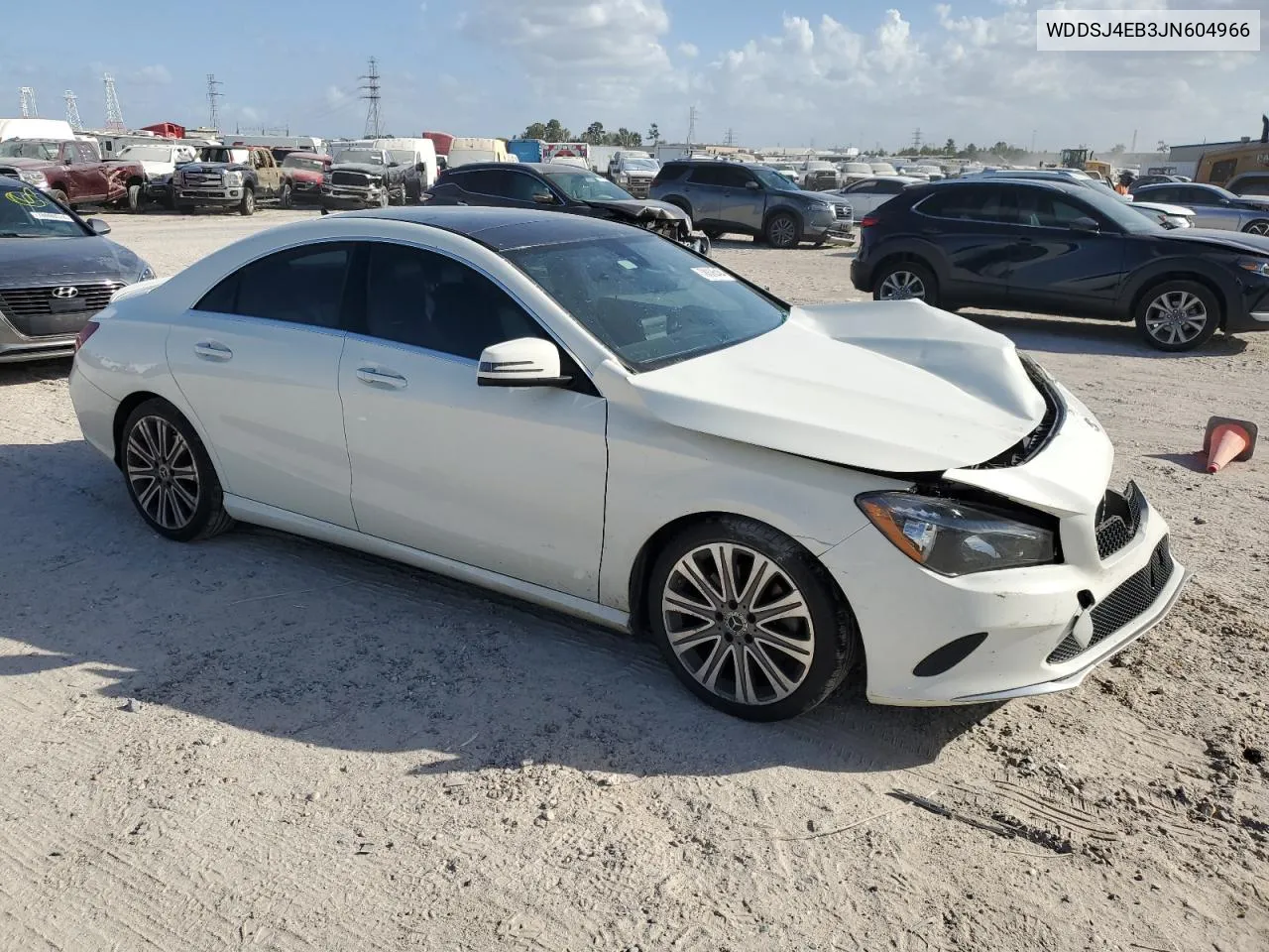 2018 Mercedes-Benz Cla 250 VIN: WDDSJ4EB3JN604966 Lot: 78626494