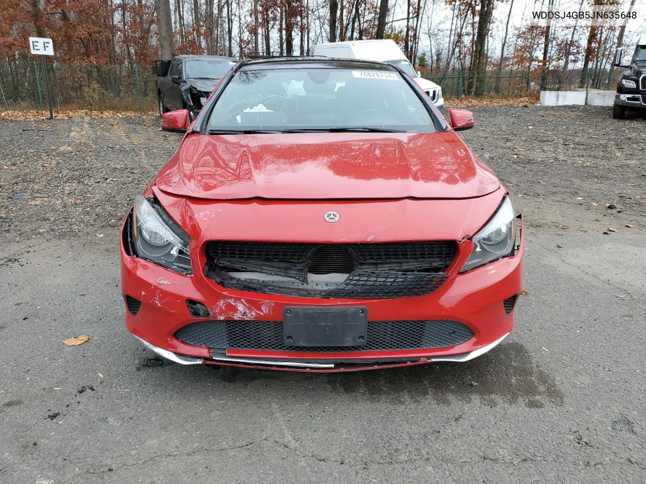 2018 Mercedes-Benz Cla 250 4Matic VIN: WDDSJ4GB5JN635648 Lot: 78828734