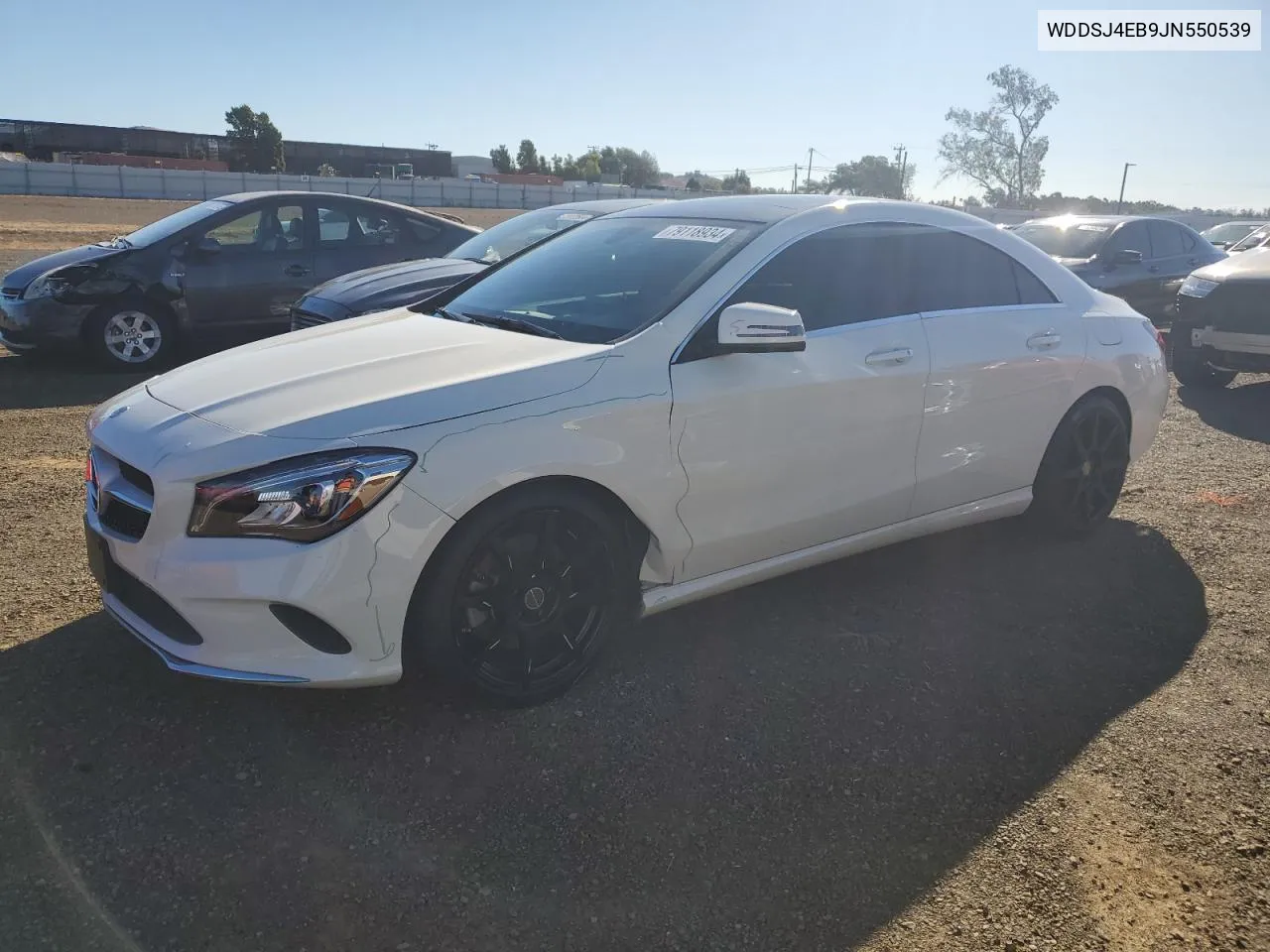 2018 Mercedes-Benz Cla 250 VIN: WDDSJ4EB9JN550539 Lot: 79118934