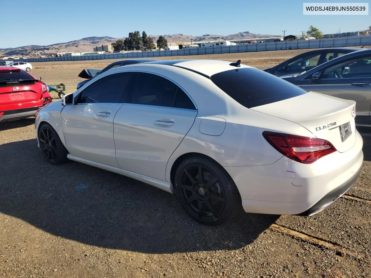 2018 Mercedes-Benz Cla 250 VIN: WDDSJ4EB9JN550539 Lot: 79118934