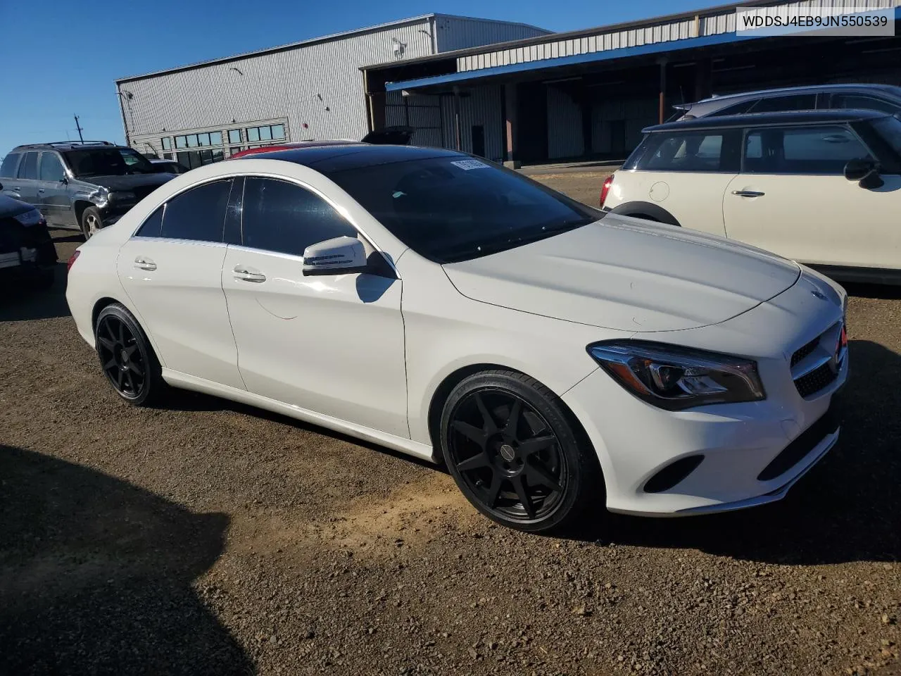 2018 Mercedes-Benz Cla 250 VIN: WDDSJ4EB9JN550539 Lot: 79118934