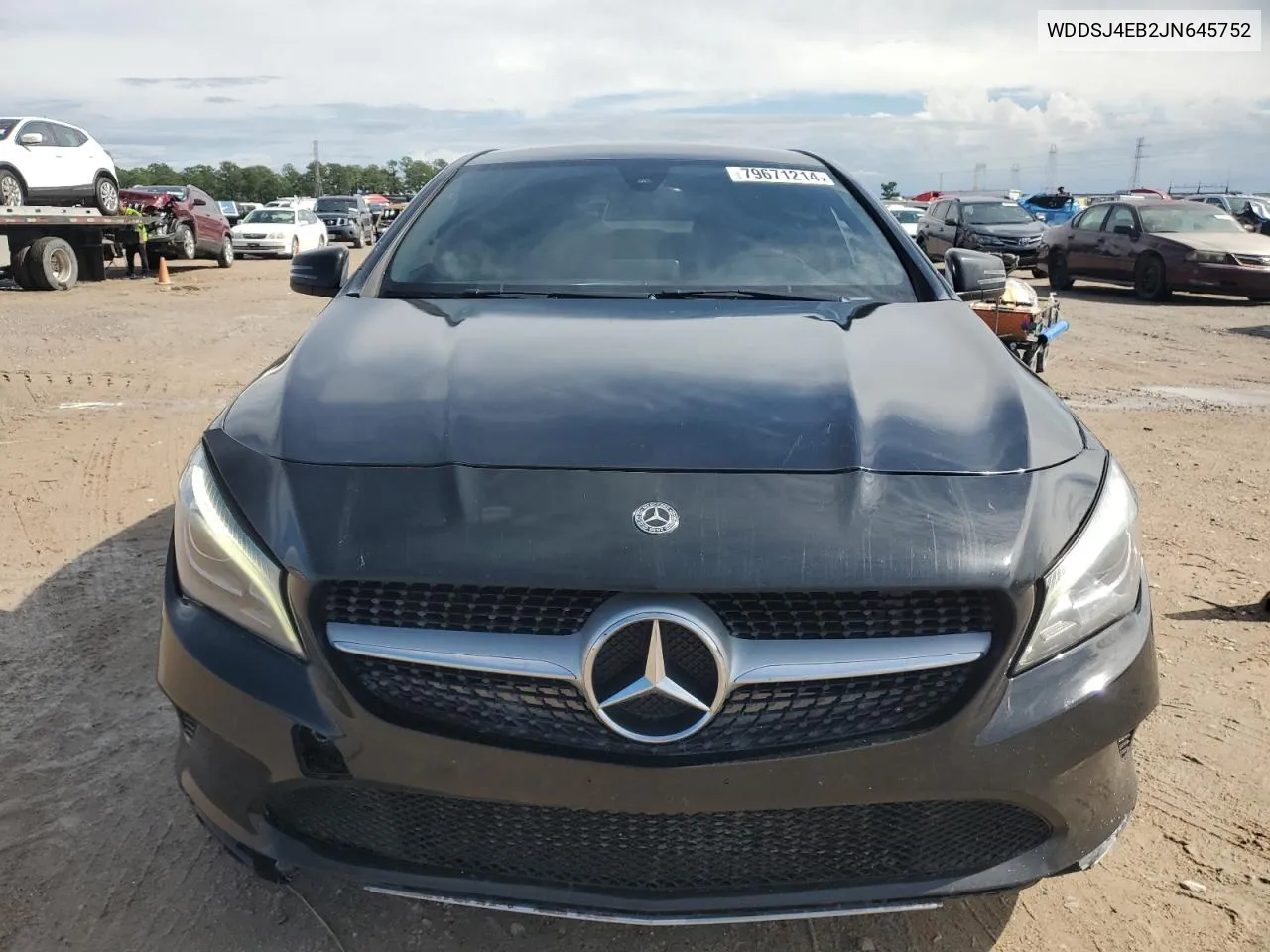 2018 Mercedes-Benz Cla 250 VIN: WDDSJ4EB2JN645752 Lot: 79671214