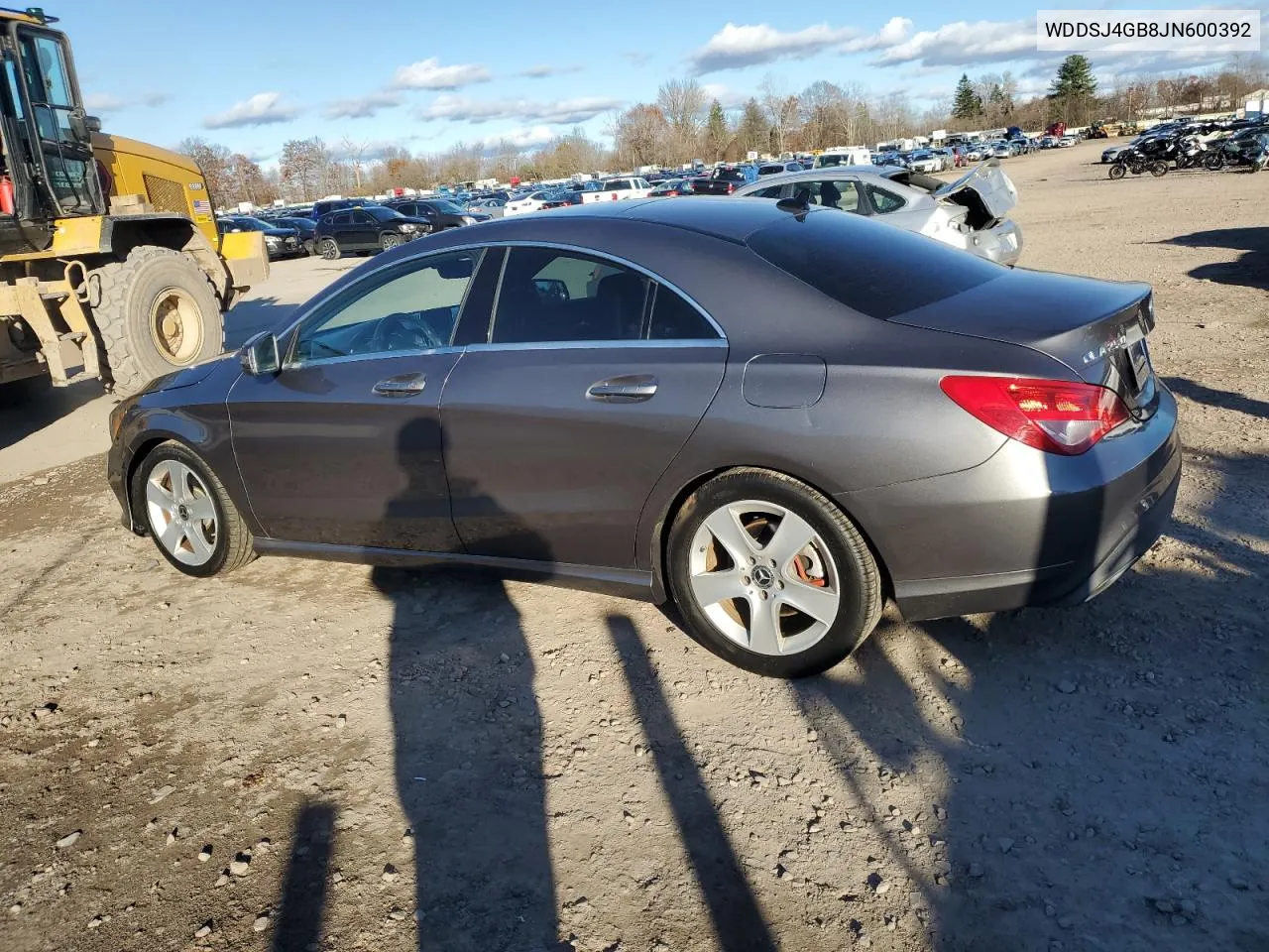 2018 Mercedes-Benz Cla 250 4Matic VIN: WDDSJ4GB8JN600392 Lot: 79872514