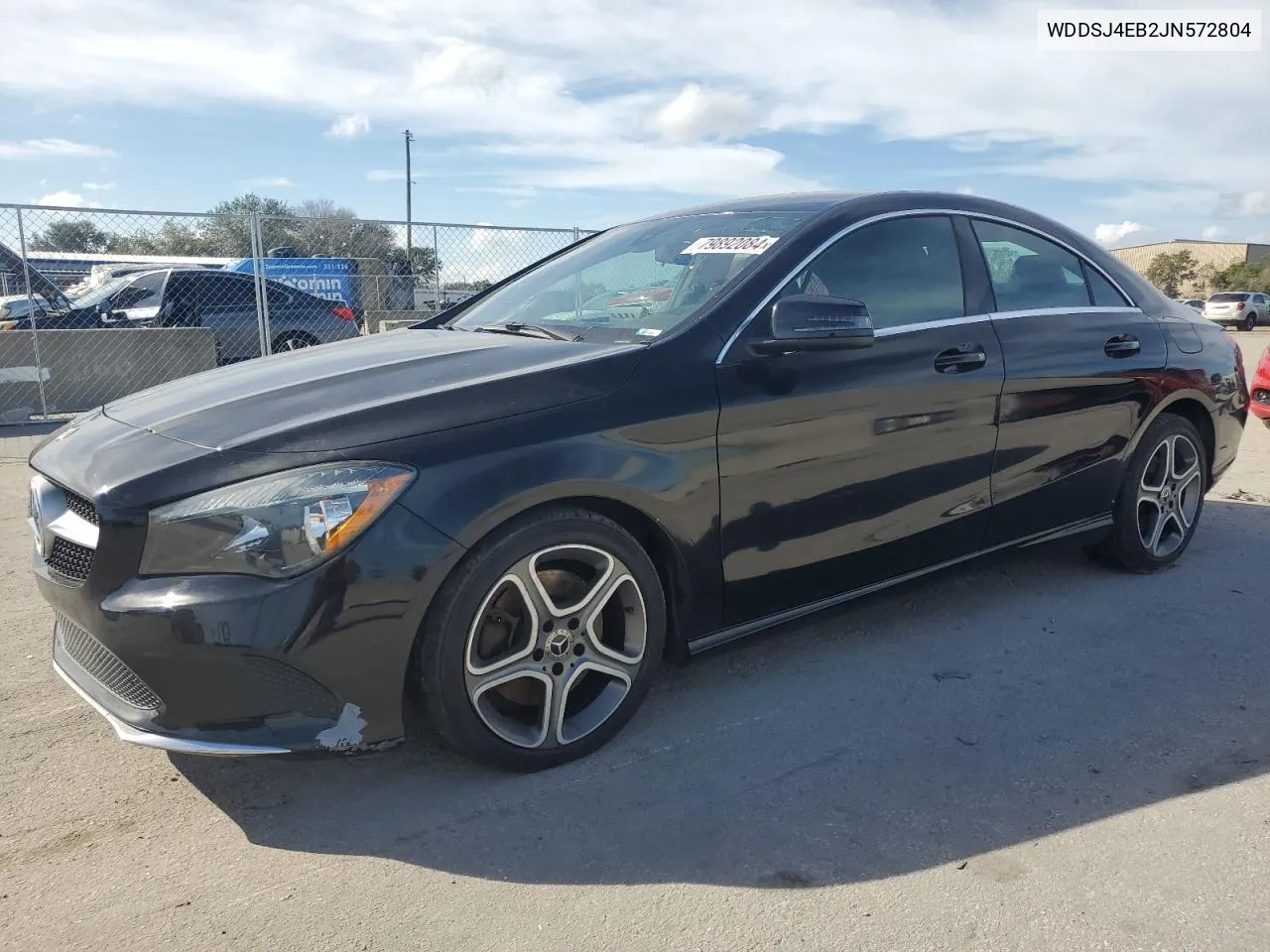 2018 Mercedes-Benz Cla 250 VIN: WDDSJ4EB2JN572804 Lot: 79892084