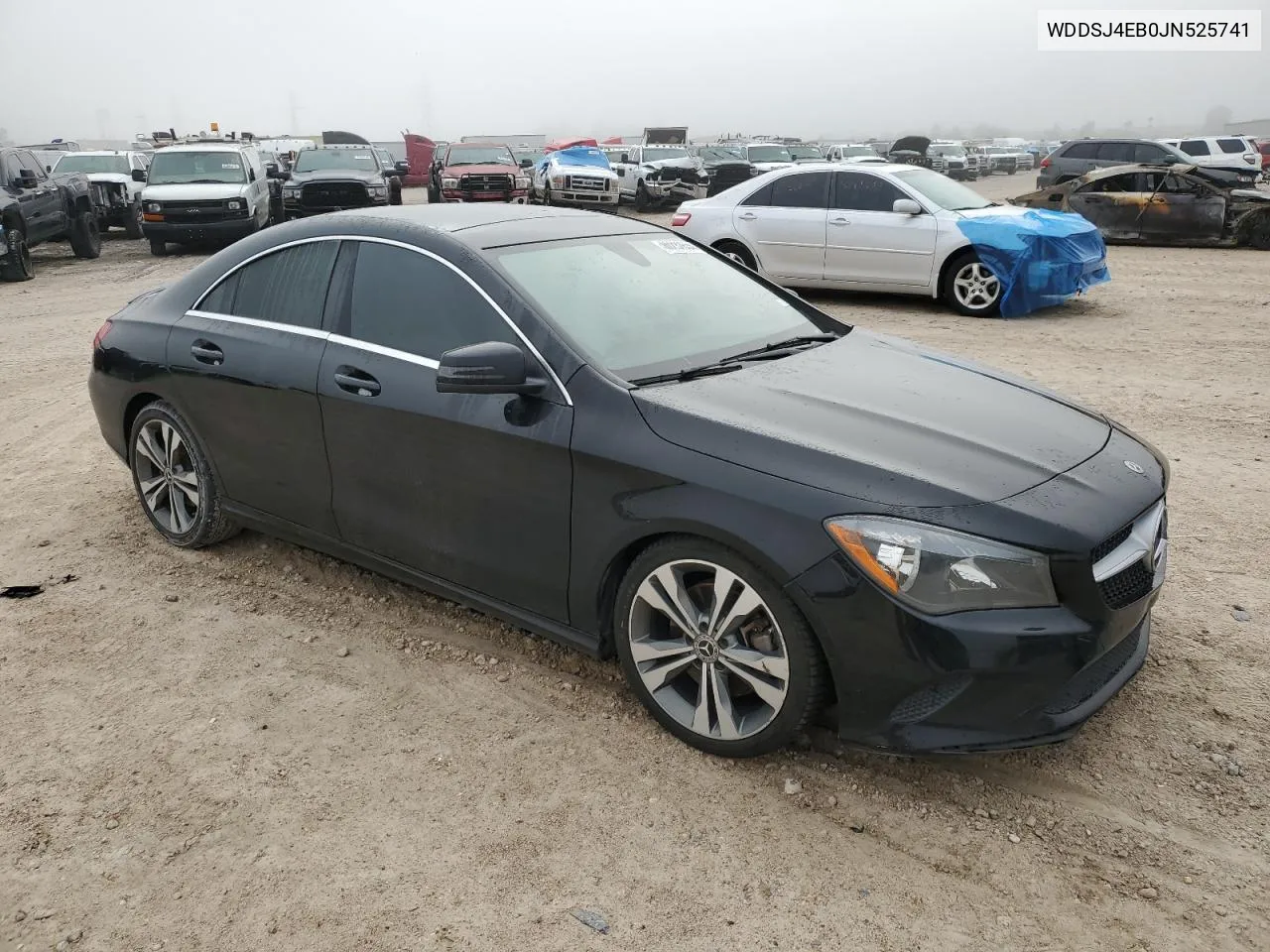 2018 Mercedes-Benz Cla 250 VIN: WDDSJ4EB0JN525741 Lot: 80232604