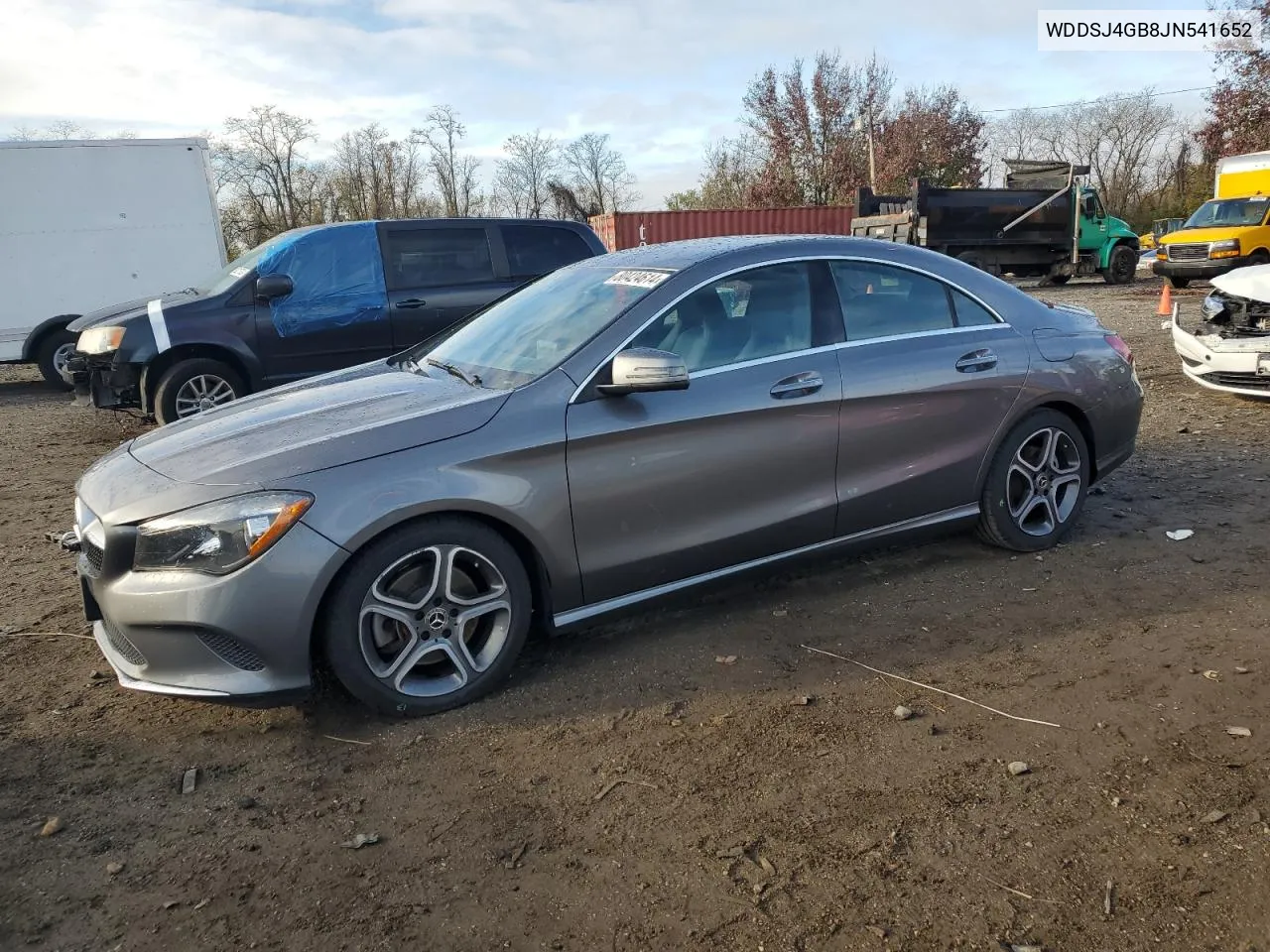 2018 Mercedes-Benz Cla 250 4Matic VIN: WDDSJ4GB8JN541652 Lot: 80424614