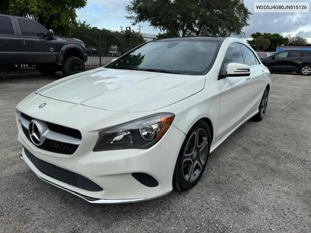 2018 Mercedes-Benz Cla 250 4Matic VIN: WDDSJ4GB0JN515126 Lot: 80802574