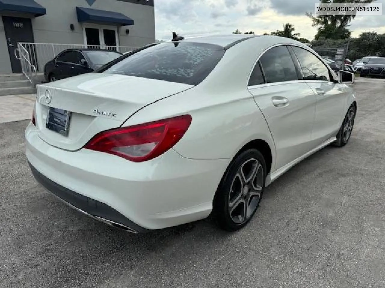 2018 Mercedes-Benz Cla 250 4Matic VIN: WDDSJ4GB0JN515126 Lot: 80802574