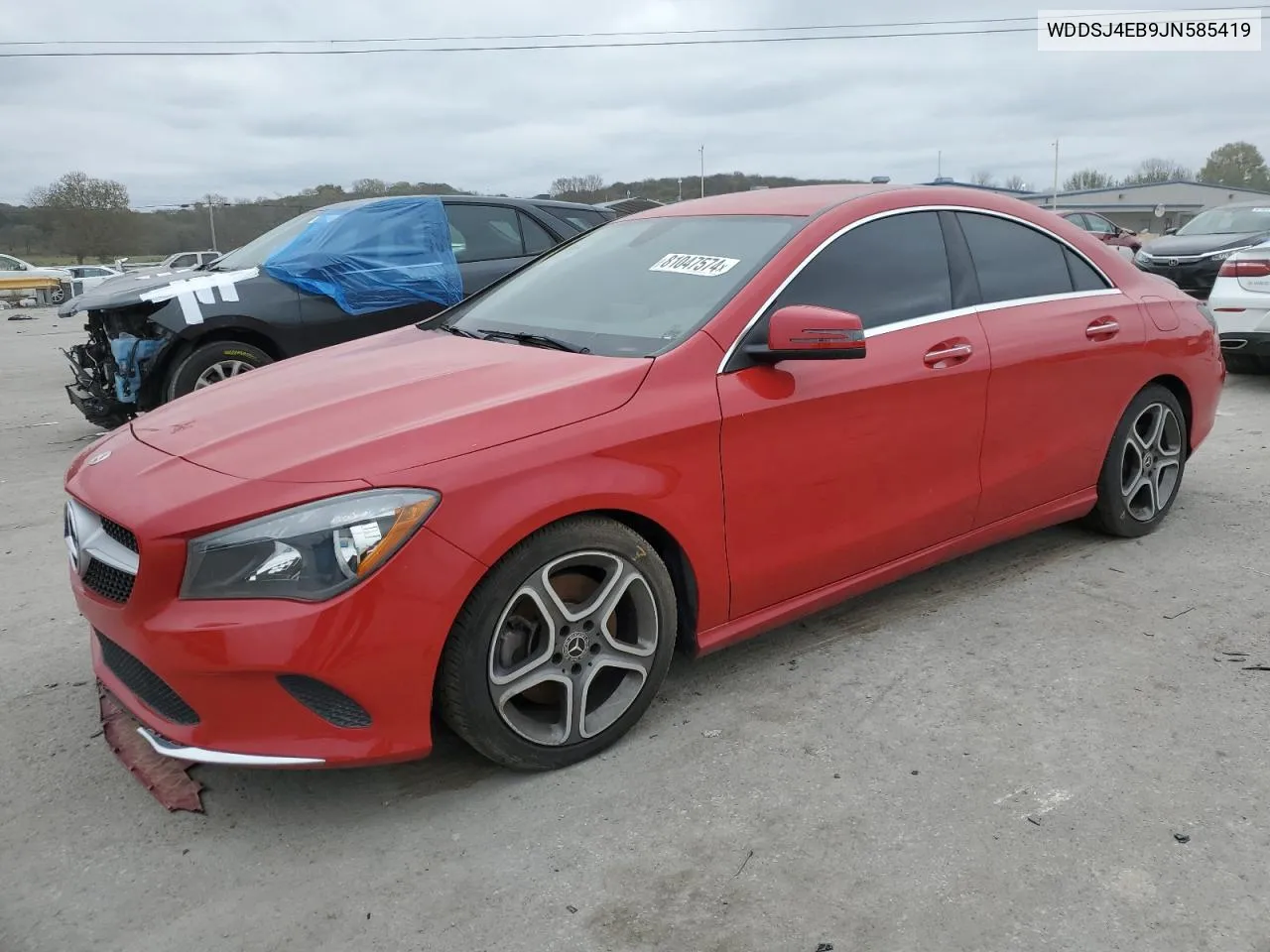 2018 Mercedes-Benz Cla 250 VIN: WDDSJ4EB9JN585419 Lot: 81047574